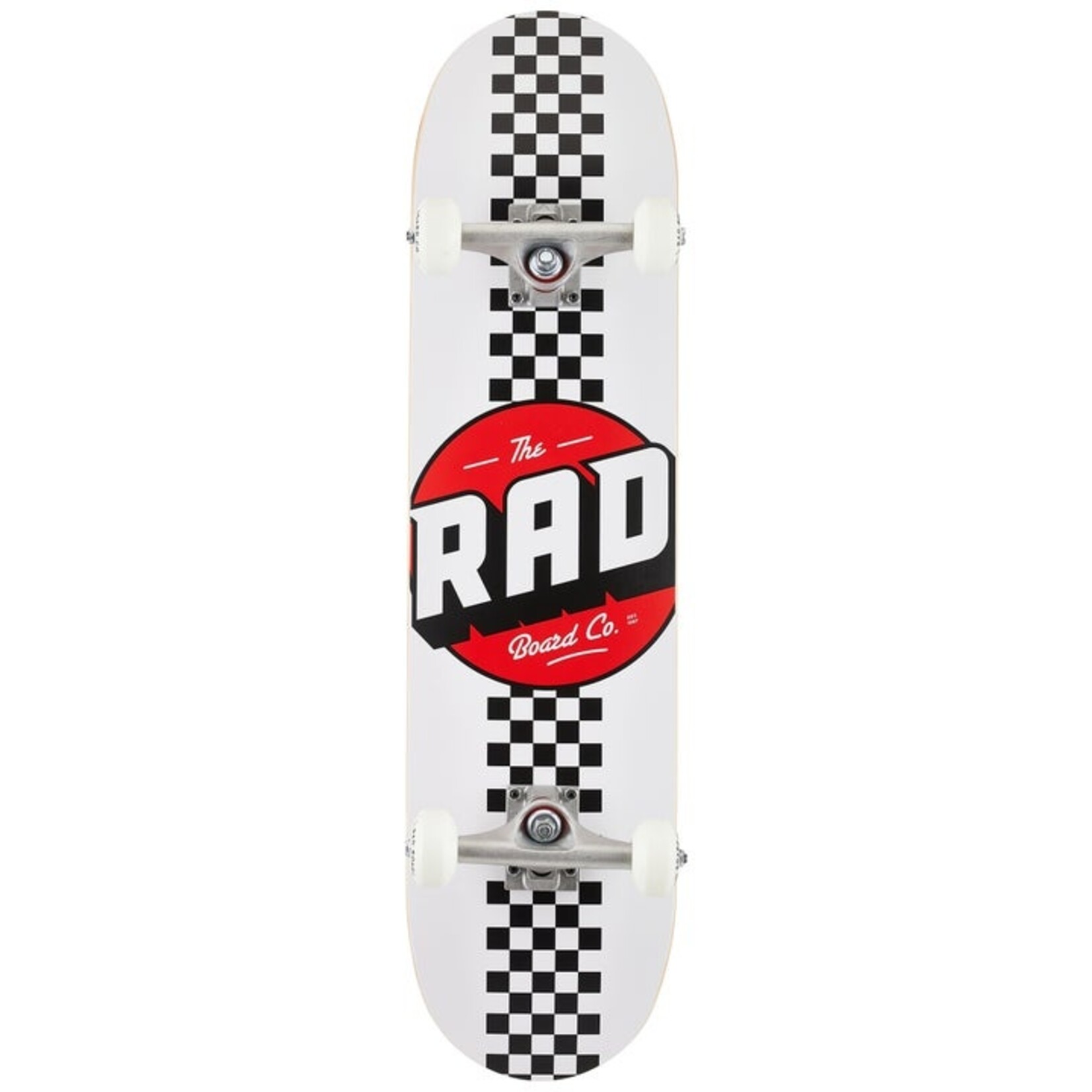 EASTERN SKATEBOARD SUPPLY Red Checker Stripe Progressive Complete White/Black 7.75”