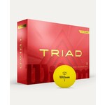 Wilson -TRIAD GOLF BALL Yellow 12-BALL - 2025