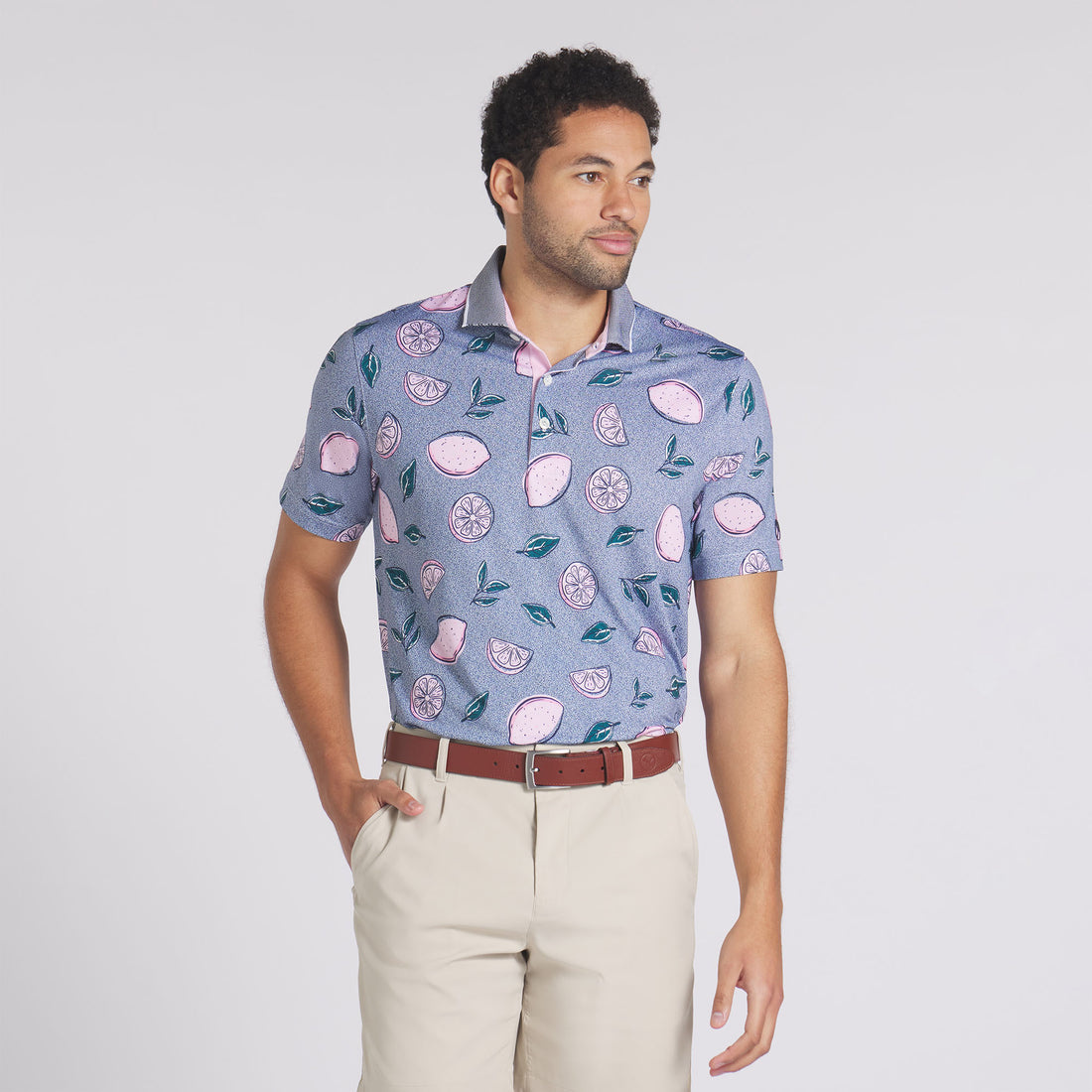 PUMA X AP PINK LEMONADE POLO - Panda Ski and Sport
