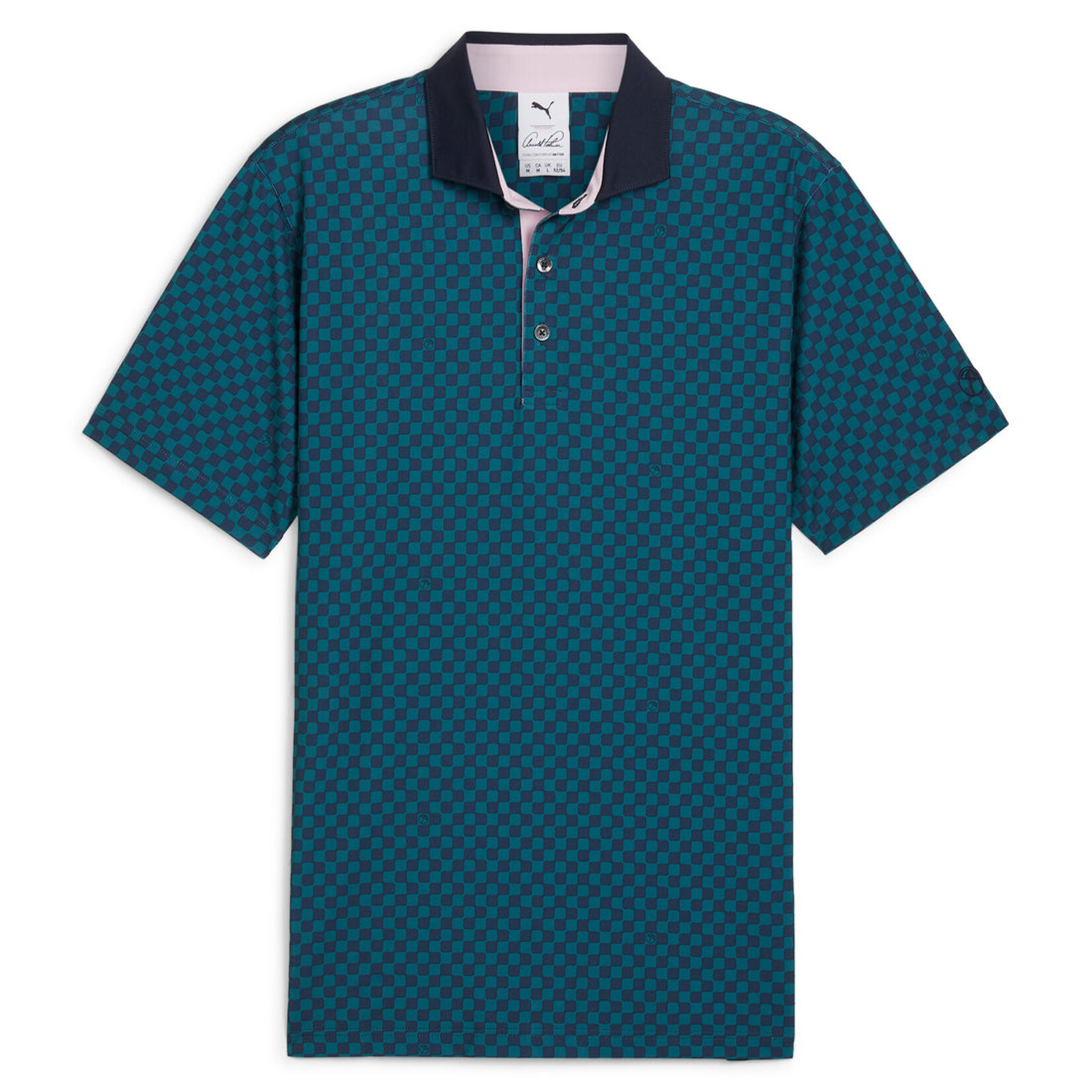 ARNOLD PALMER PUMA X AP MATTR CHECKERED POLO