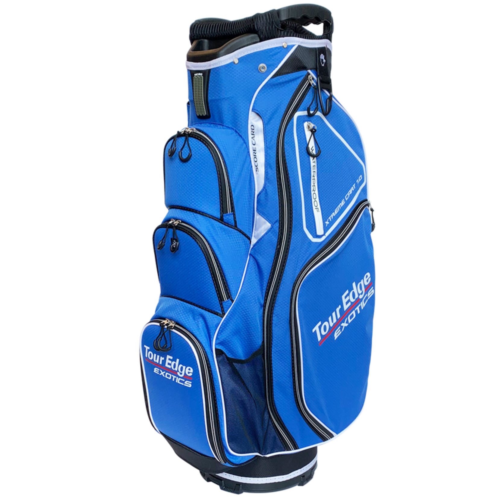 TOUR EDGE EXOTICS XTREME CART 7.0 BAG BLUE/WHITE - 2025