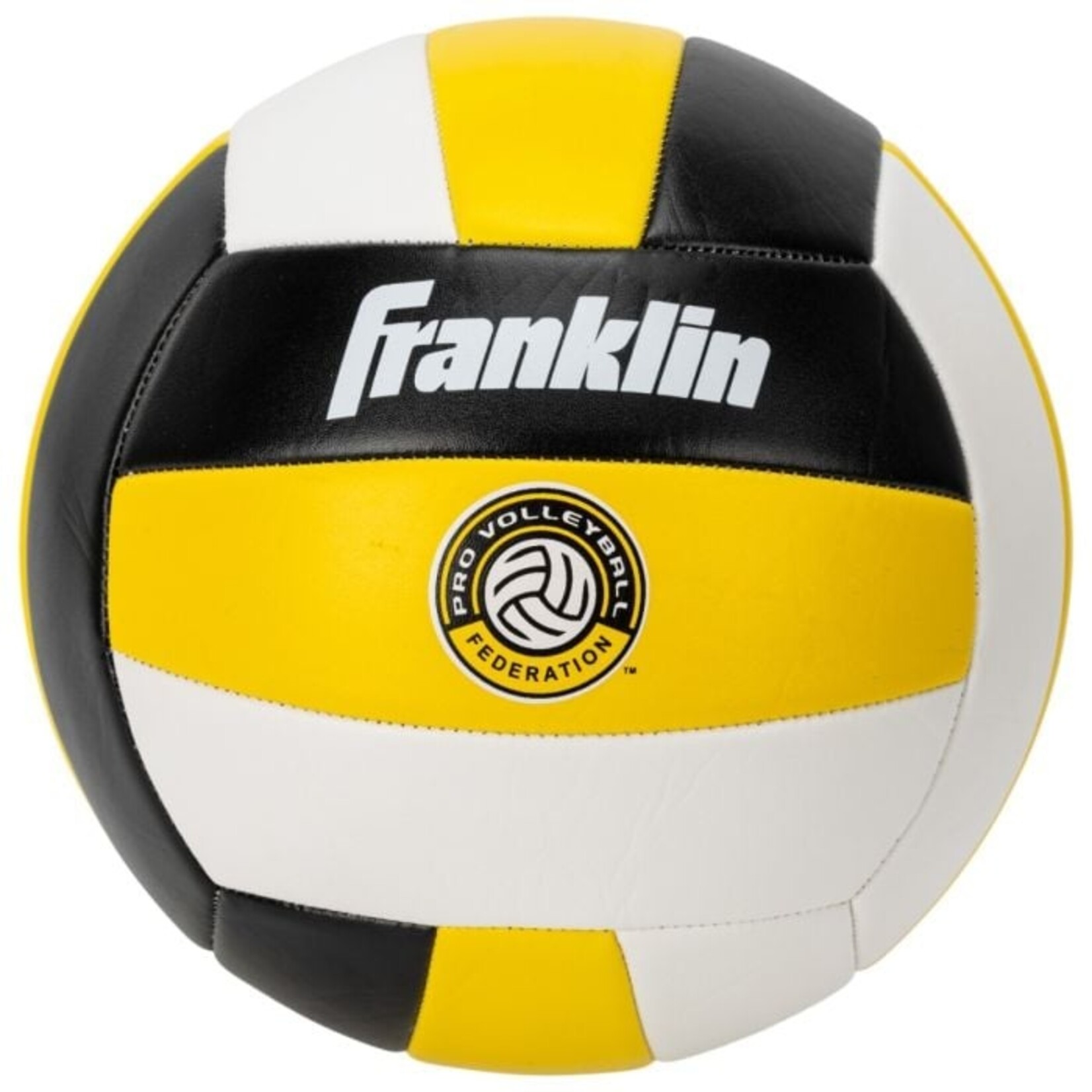 FRANKLIN PVF 18 Panel Recreational Volleyball  - Yellow/Black