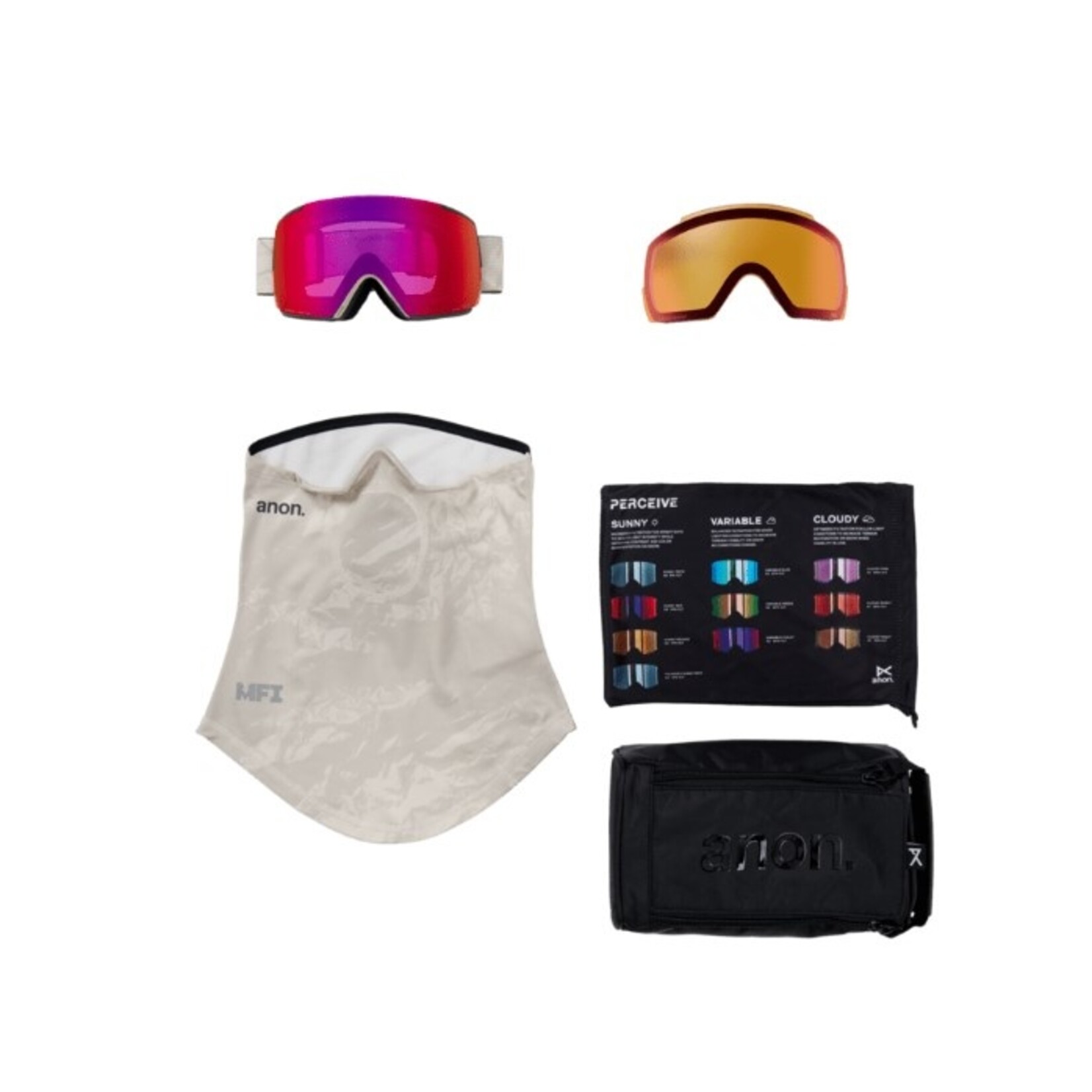 ANON M5 Goggles + Bonus Lens + MFI® Face Mask - 2026
