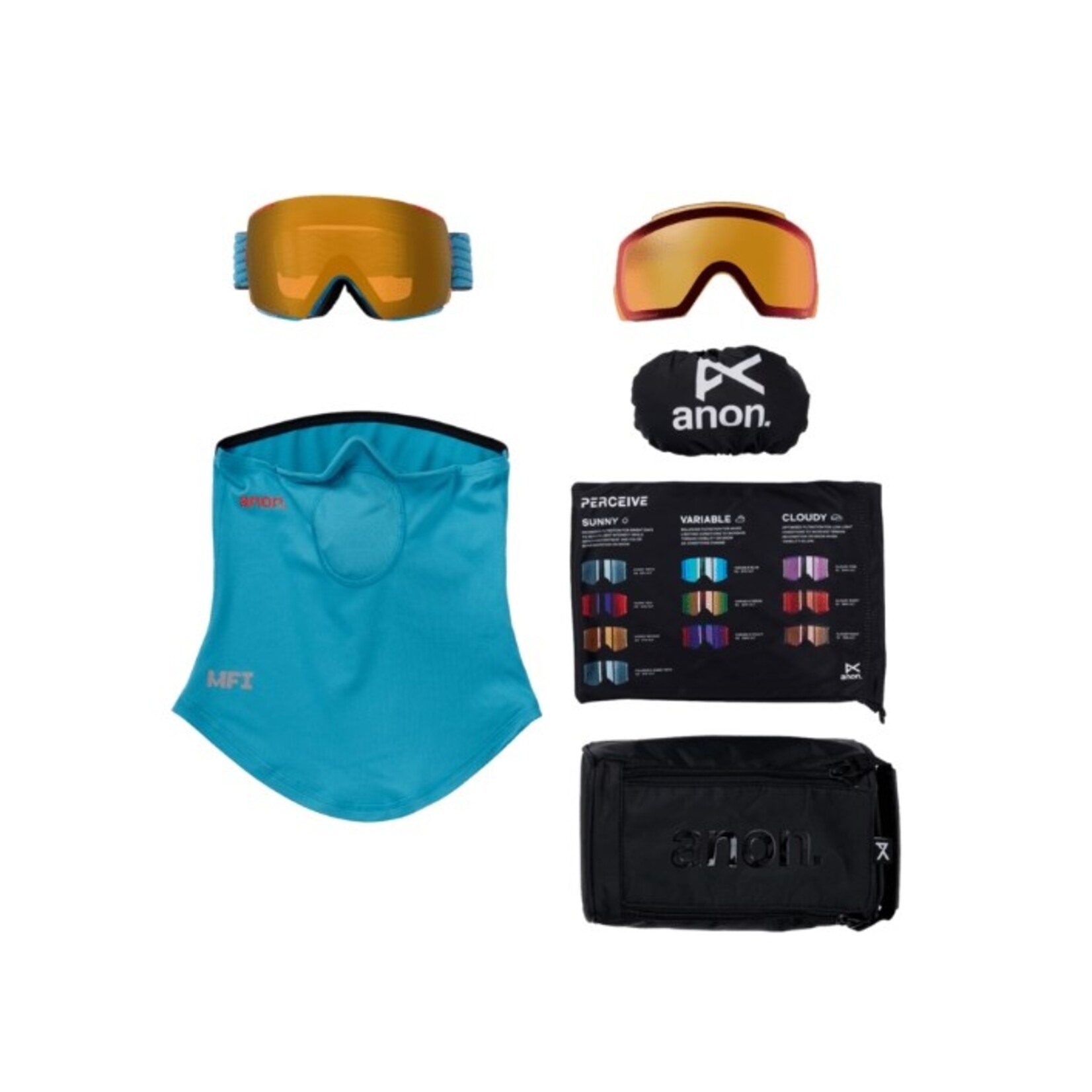 ANON M5 Goggles + Bonus Lens + MFI® Face Mask - 2026