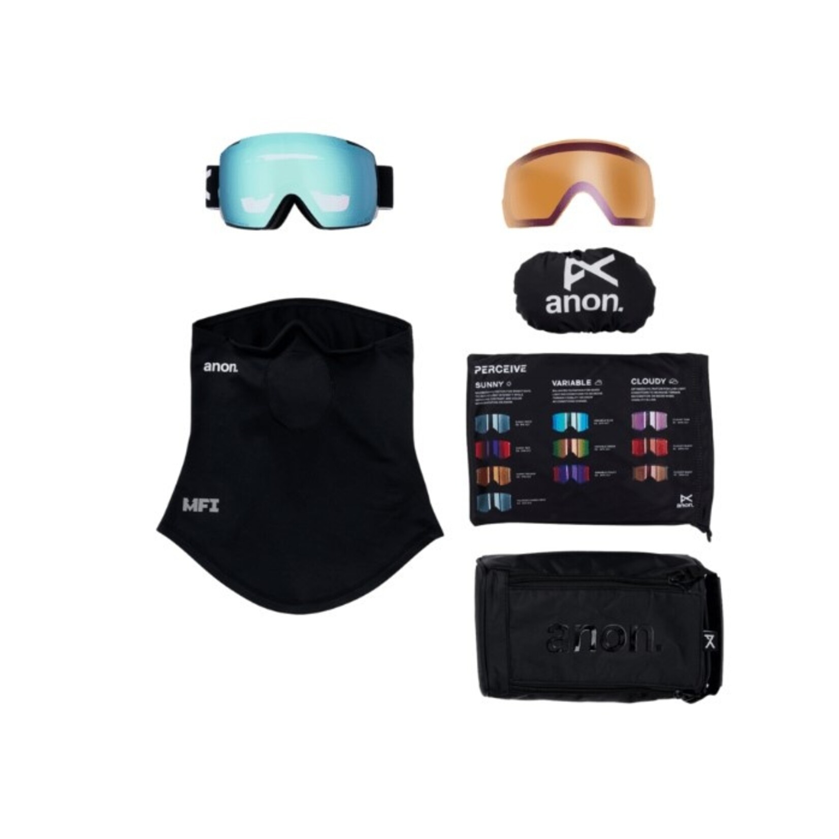 ANON M5 Goggles + Bonus Lens + MFI® Face Mask - 2026