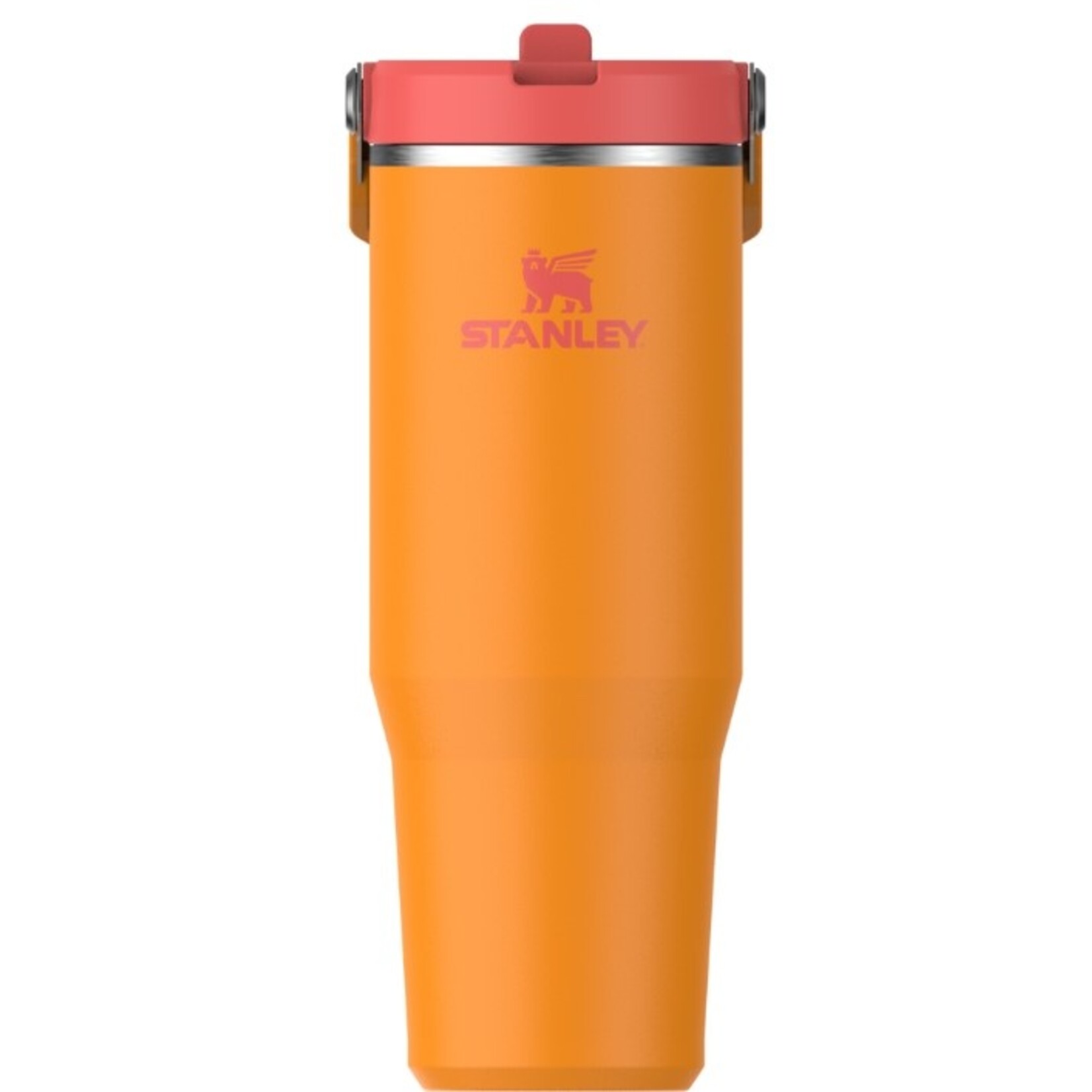 STANLEY 30 OZ The Iceflow 2.0 Flip Straw Tumbler Goldenrod Coral