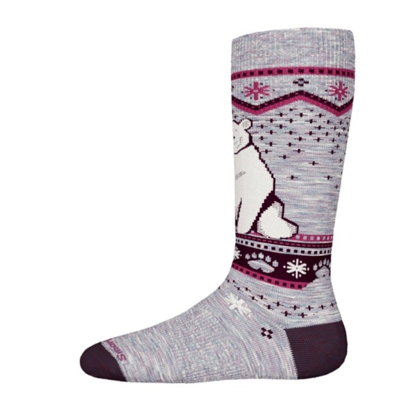 SMARTWOOL Kids' Wintersport Full Cushion Polar Bear OTC Socks - 2026
