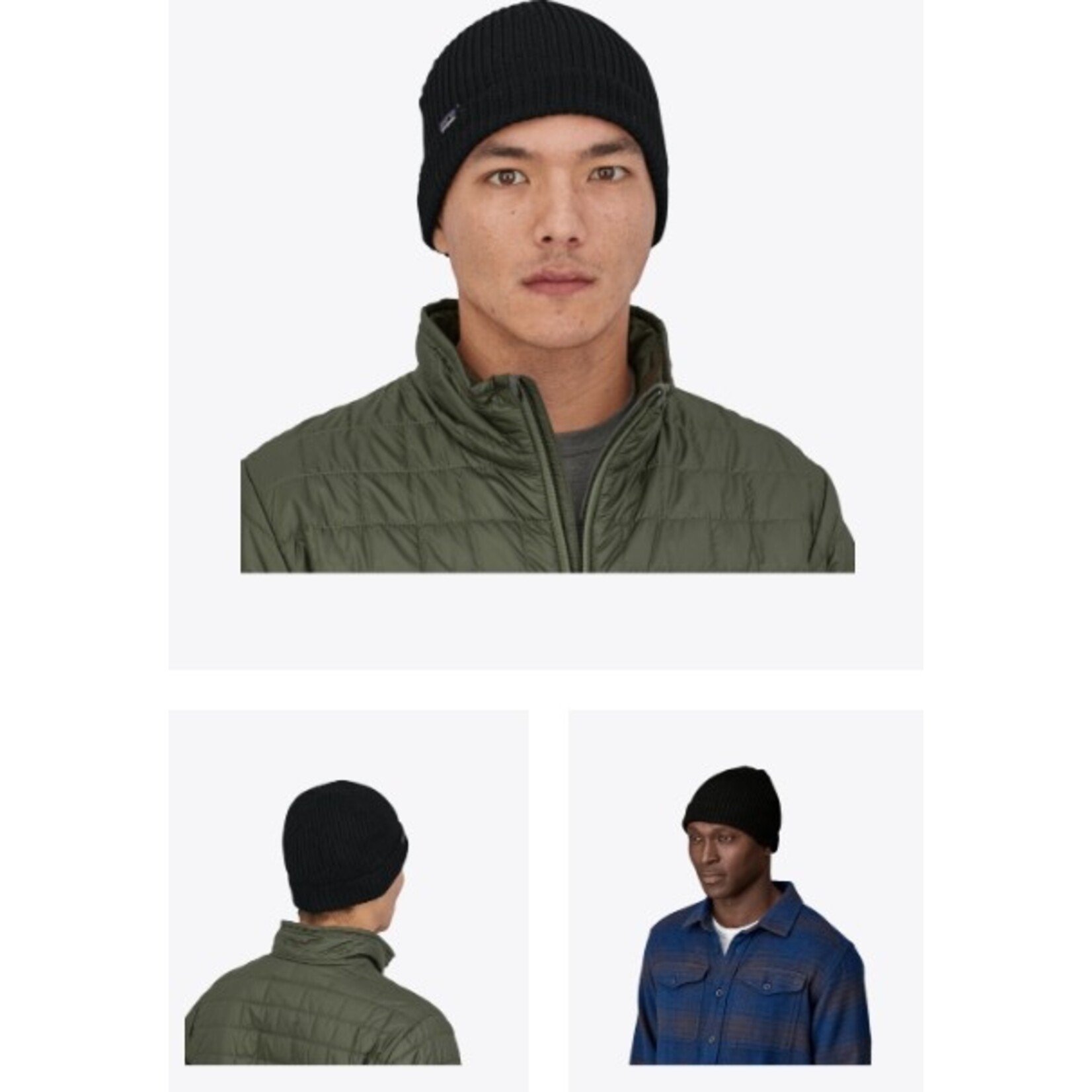 PATAGONIA Fishermans Rolled Beanie Black - 2026