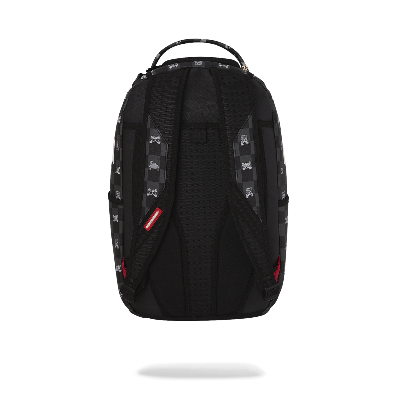 GRAY PEEKING CHARACTER CHECK BACKPACK - Panda Ski and Sport