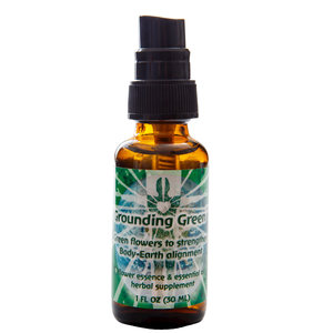 FES Grounding Green 1oz Spray Flower Essence Services