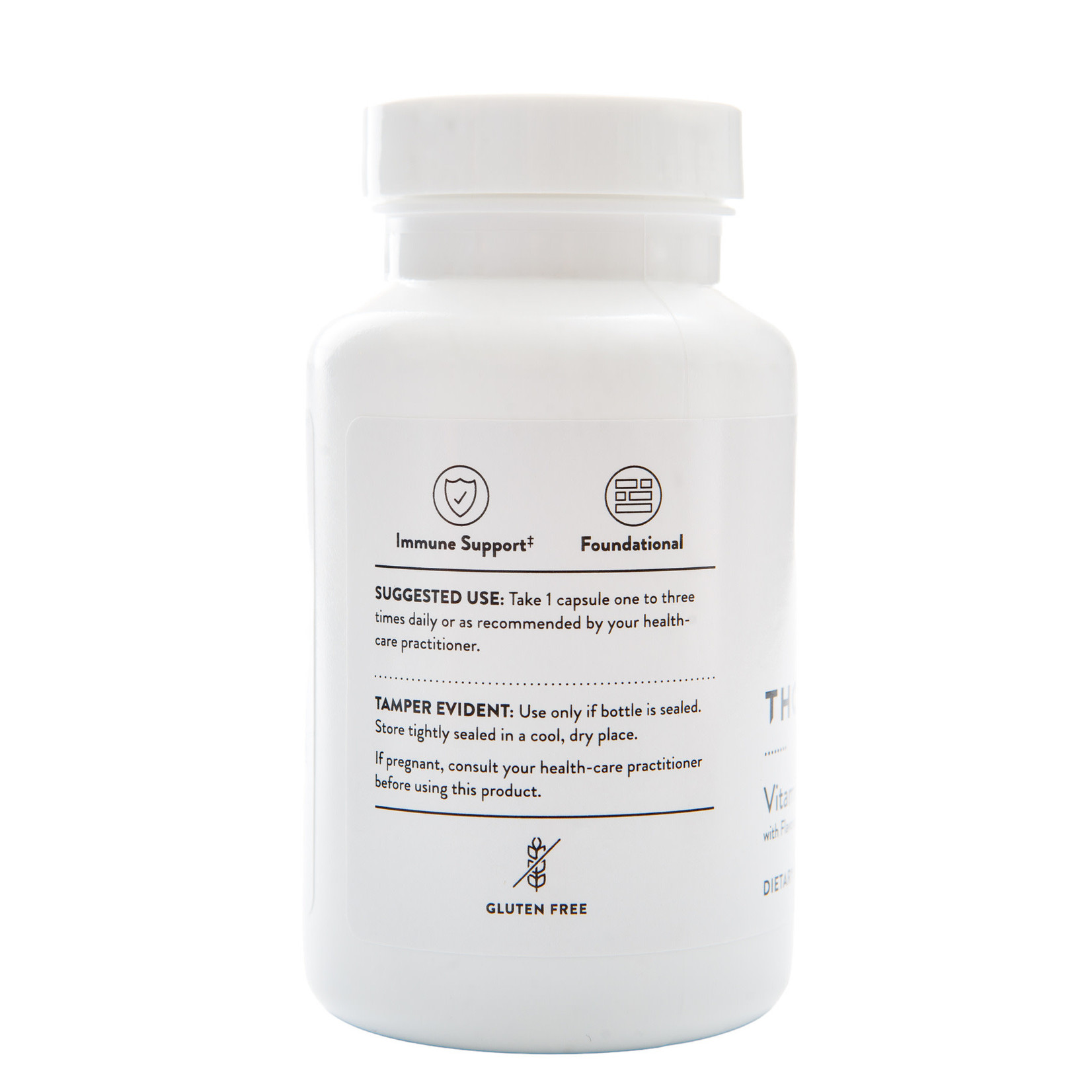 Thorne Research Vitamin C 500 mg (formerly Vitamin C  with Flavonoids) 90c Thorne