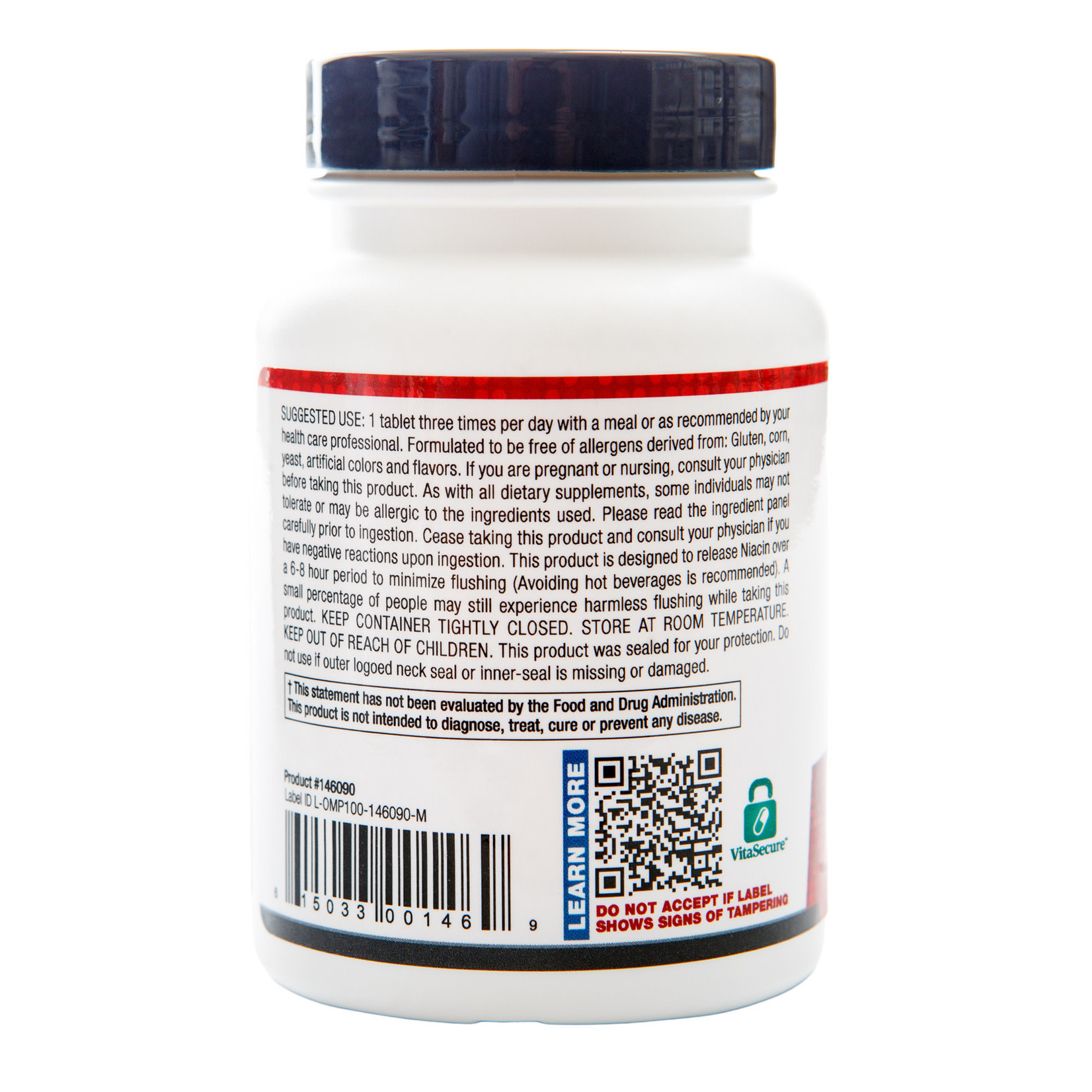 Ortho Molecular Products Time Release Niacin 500mg 90c Ortho Molecular Products