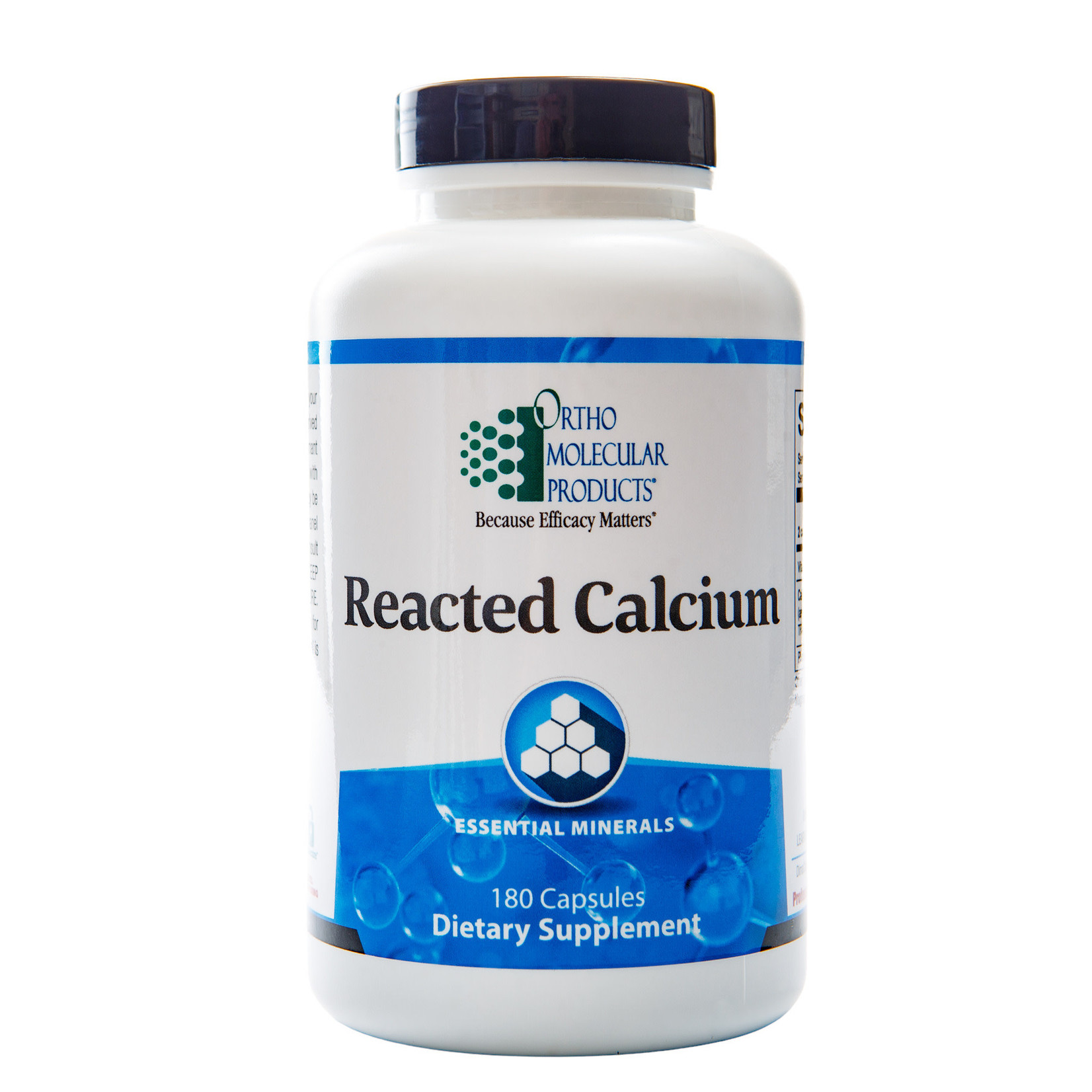 Ortho Molecular Products Reacted Calcium 500mg 180c Ortho Molecular Products