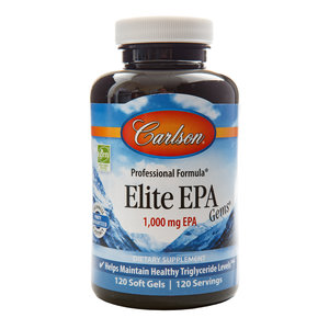 Carlson Labs Elite EPA Gems 1000mg 120c Carlson