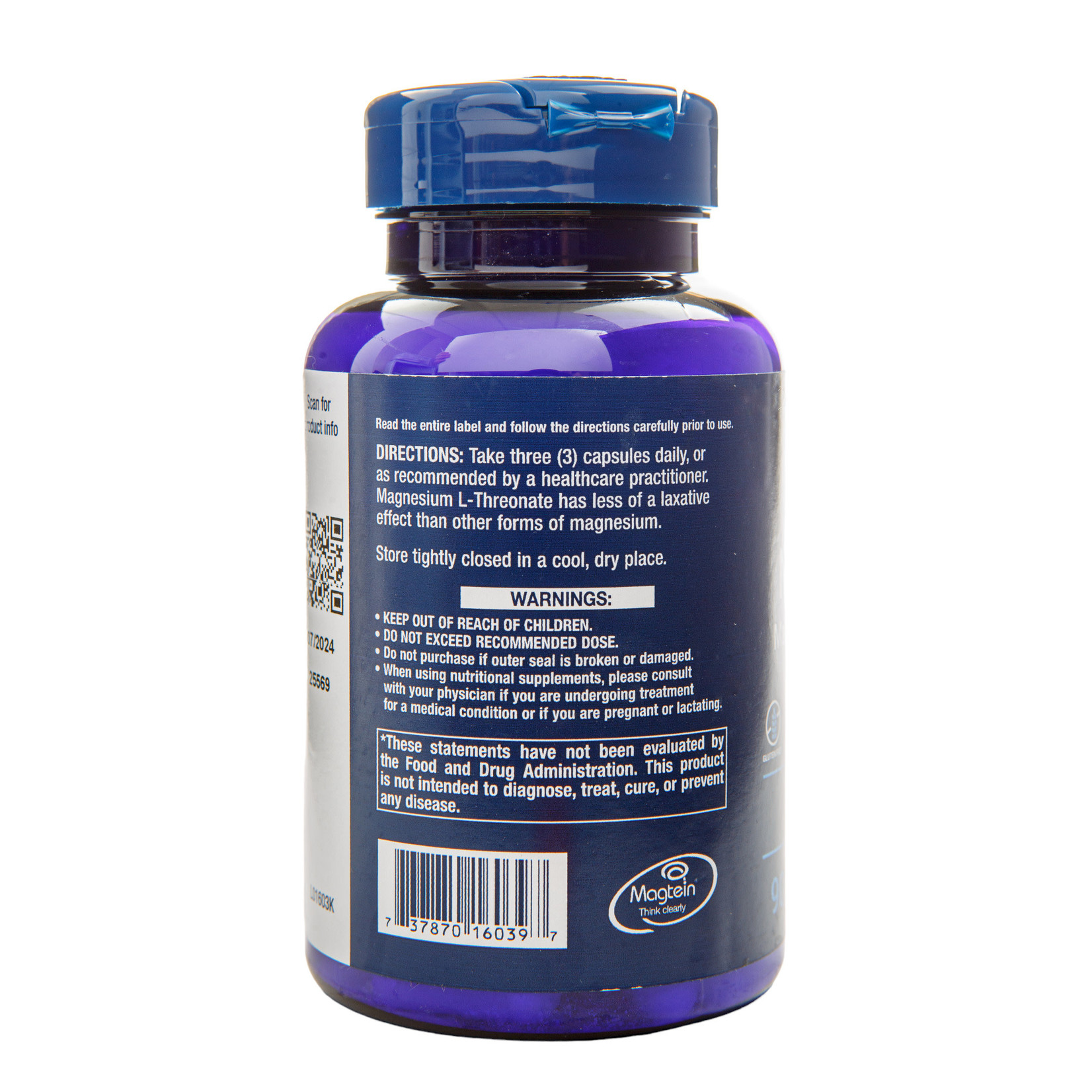 Life Extension NeuroMag Magnesium L-Threonate 144mg 90c Life Extensions