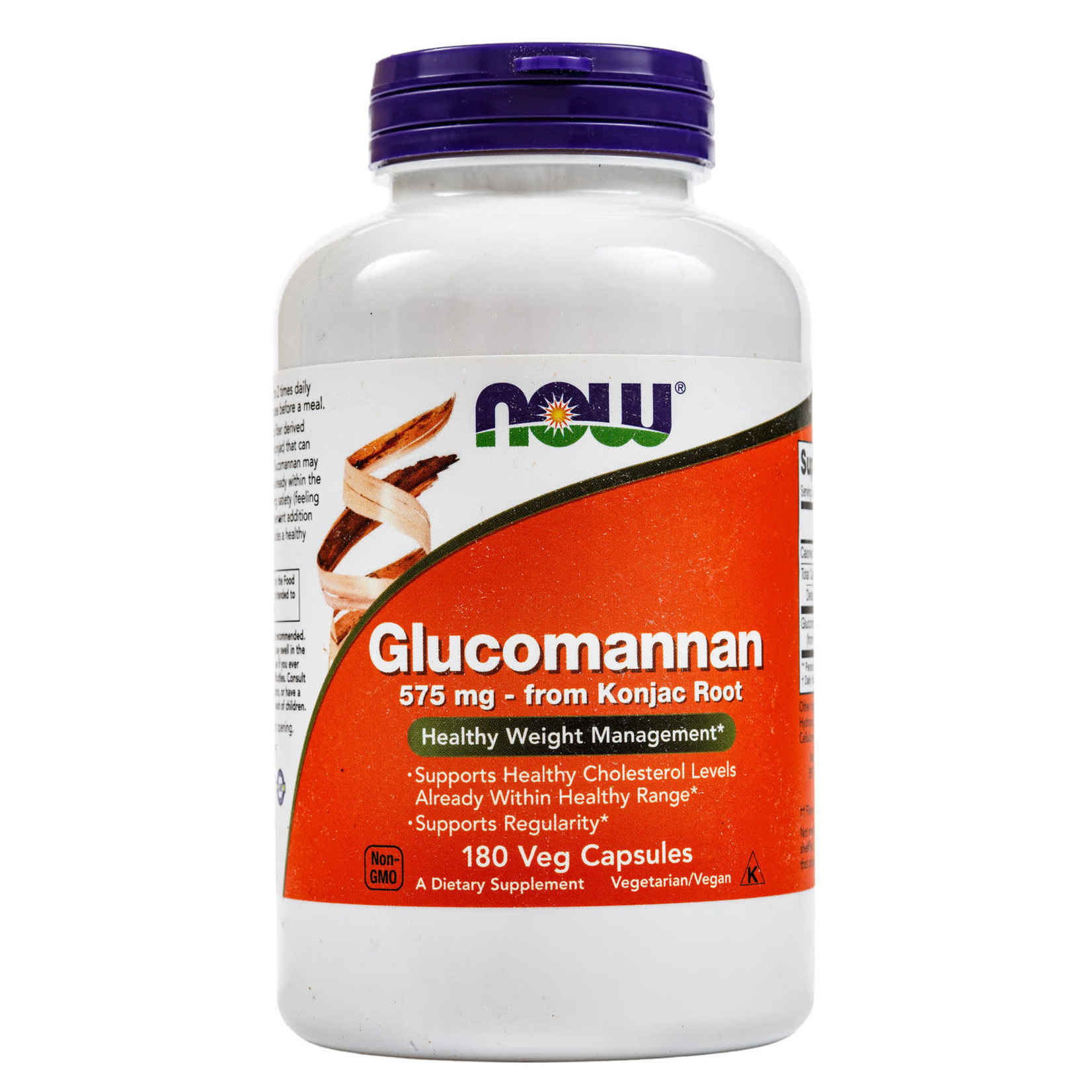 NOW Glucomannan 575mg 180c NOW