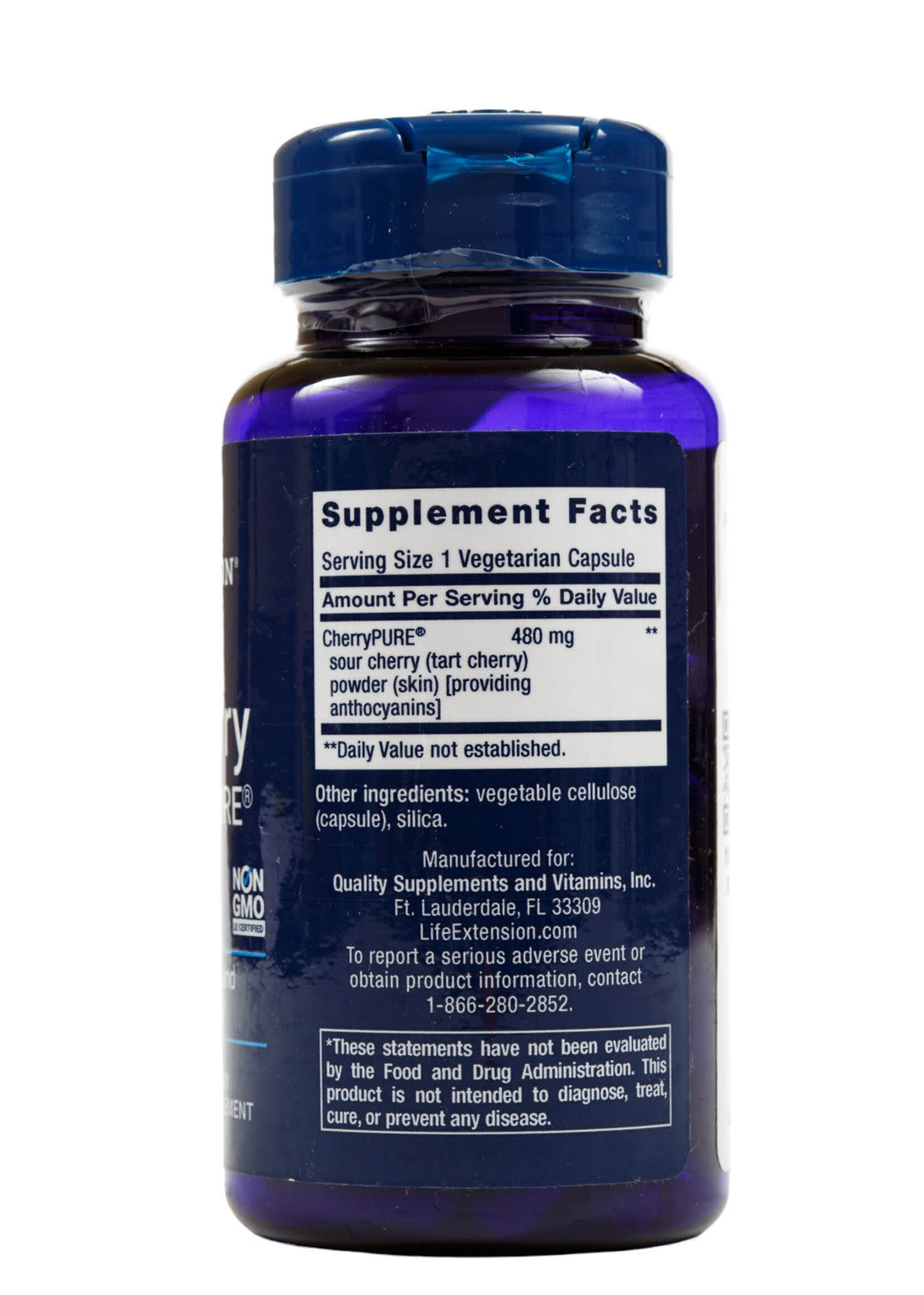 Life Extension Tart Cherry Extract 480mg 60c Life Extension