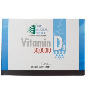 Ortho Molecular Products Vitamin D3 50,000IU 15c Ortho Molecular Products