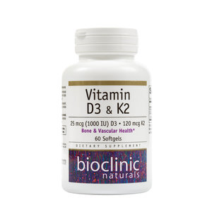BioClinic Naturals Vitamin D3 & K2 60sg BioClinic Naturals***