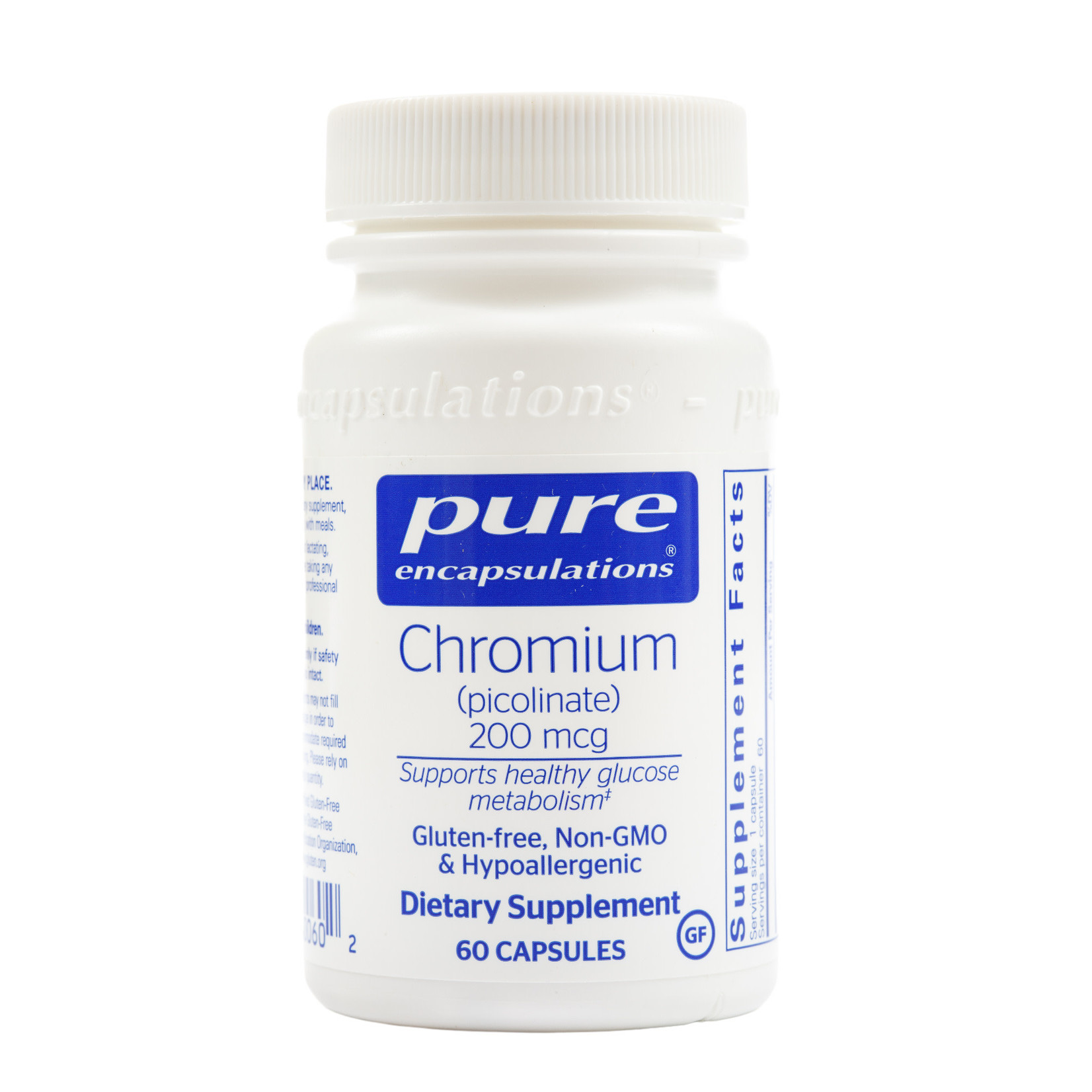 Pure Encapsulations Chromium (picolinate) 200mcg 60c Pure Encapsulations