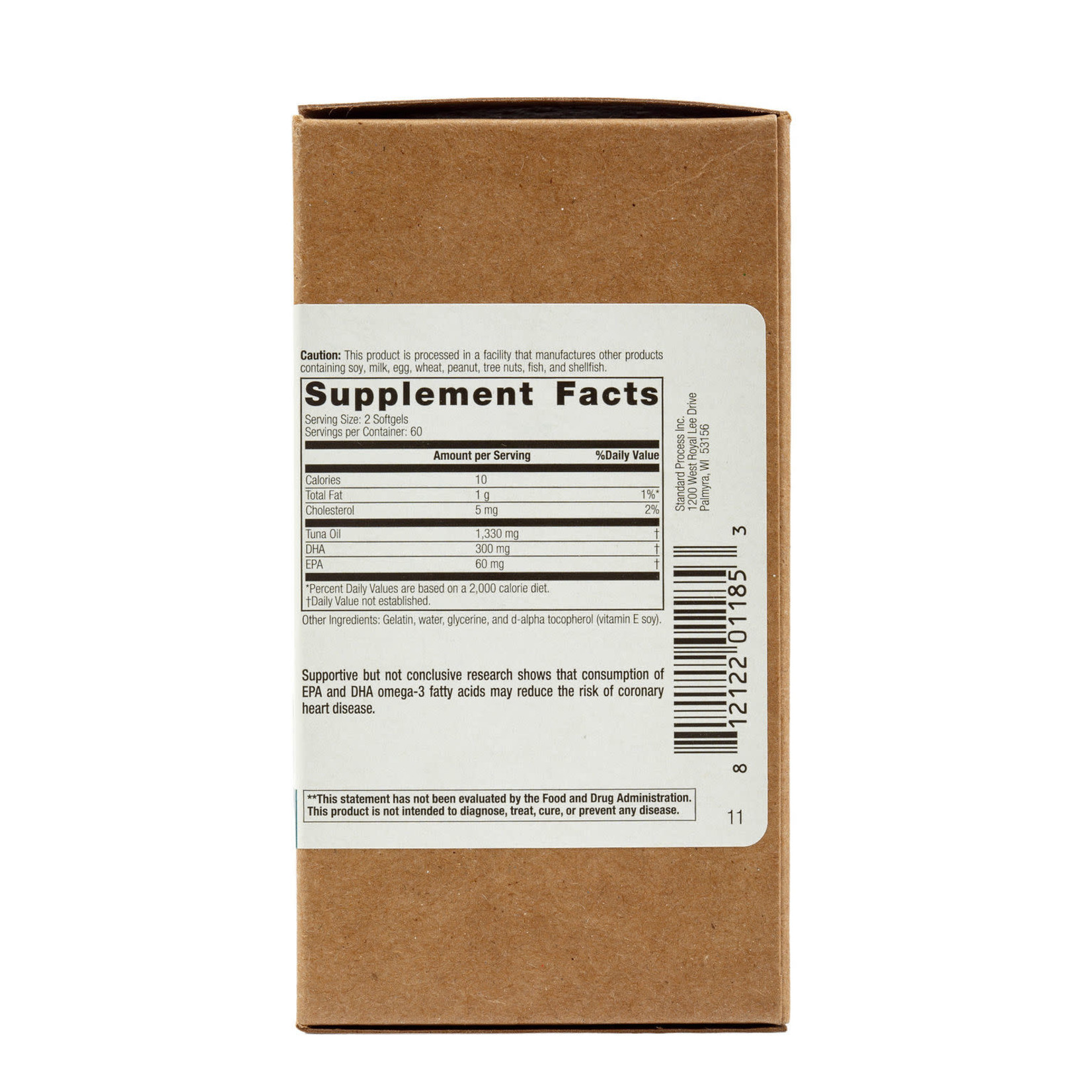 Tuna Omega-3 Oil 1,330mg 120sg Standard Process