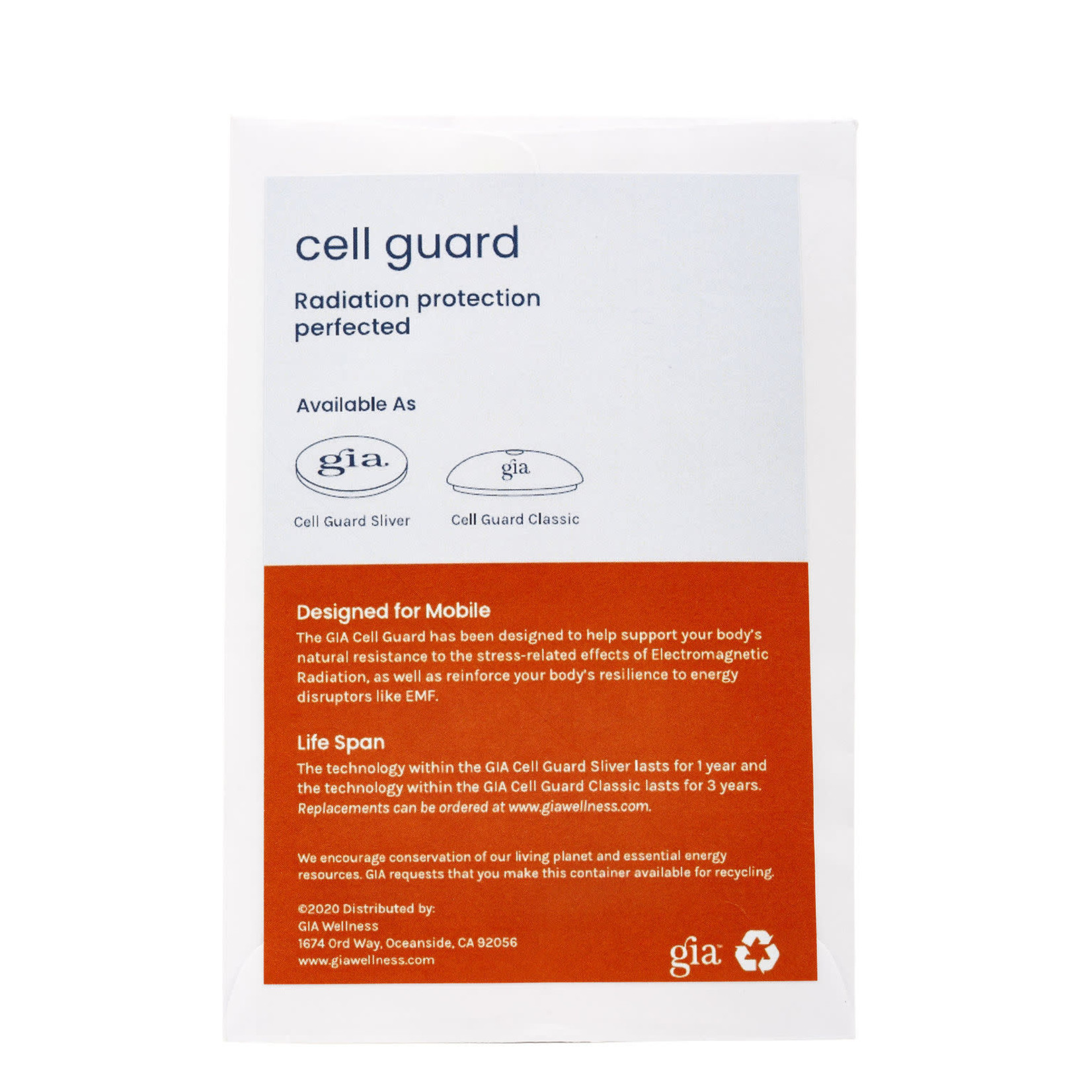 Gia Wellness Cell Guard Sliver Gia Wellness