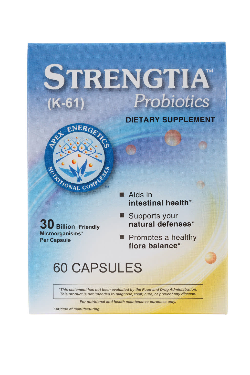 Strengtia K-61 60c Apex Energetics - Arcana Empothecary