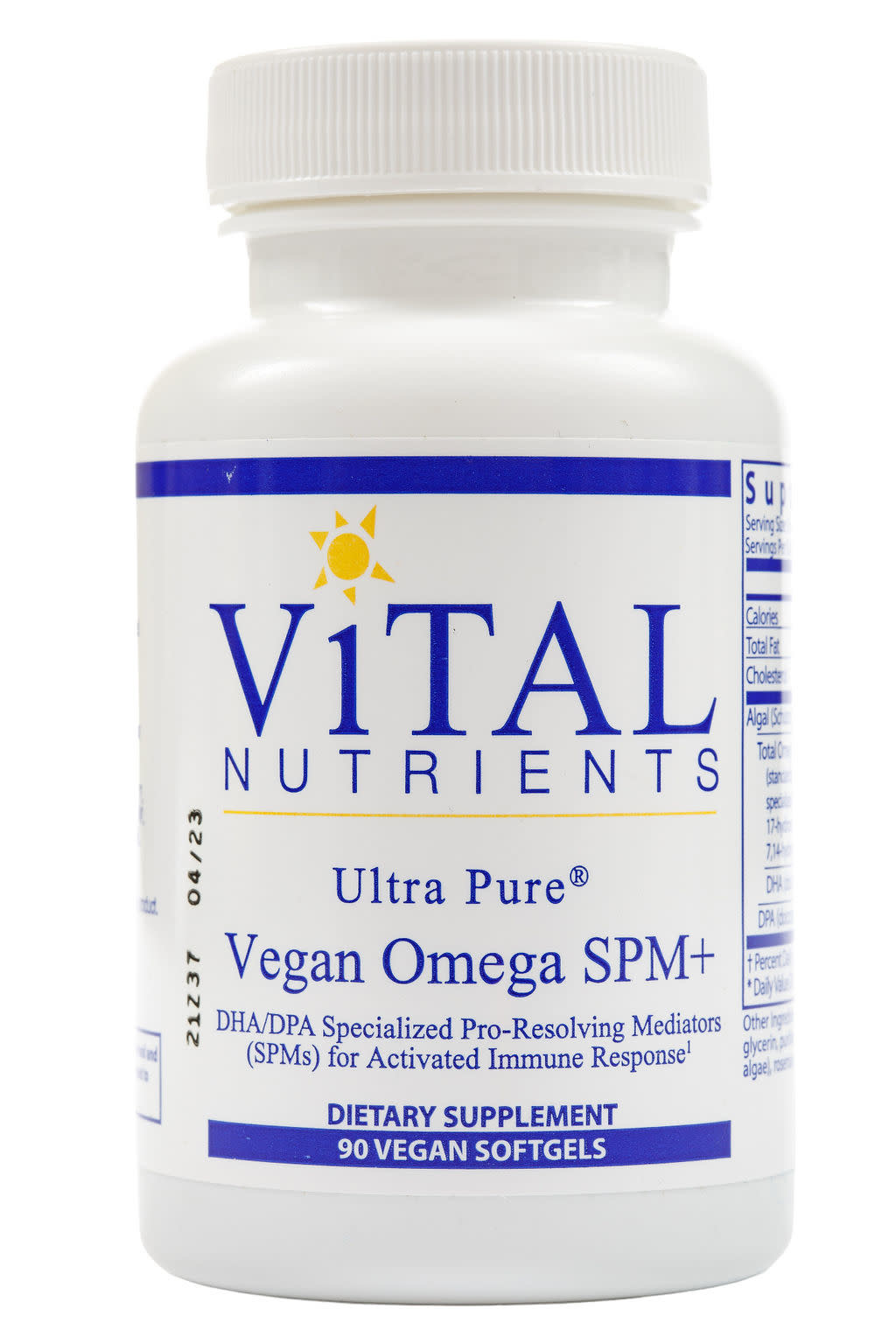 Ultra Pure Vegan Omega SPM+ was Ultra Pure Vegan Omega 975 90sg Vital Nutrients Arcana Empothecary