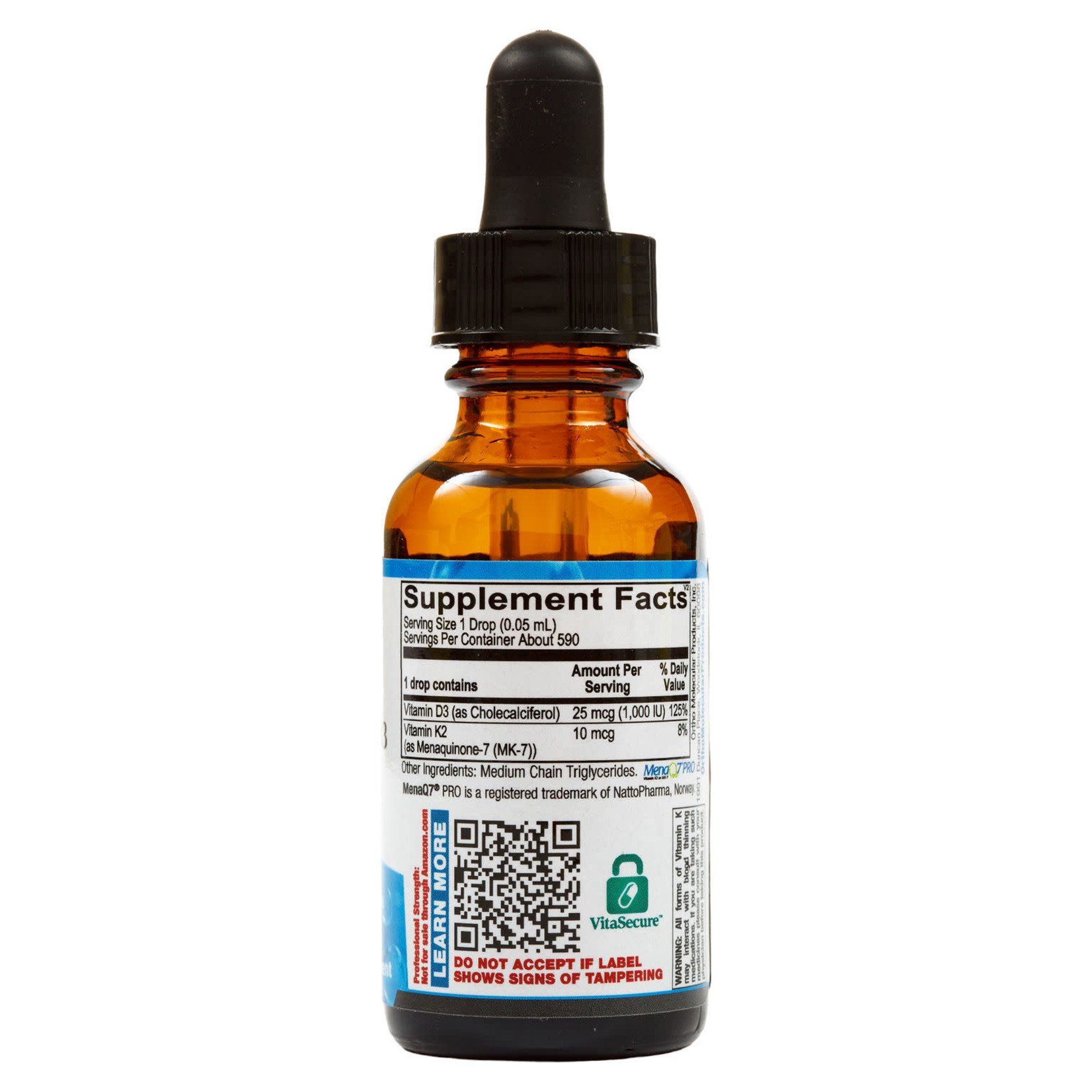 Ortho Molecular Products Liquid Vitamin D3 with K2 1oz Ortho Molecular Products