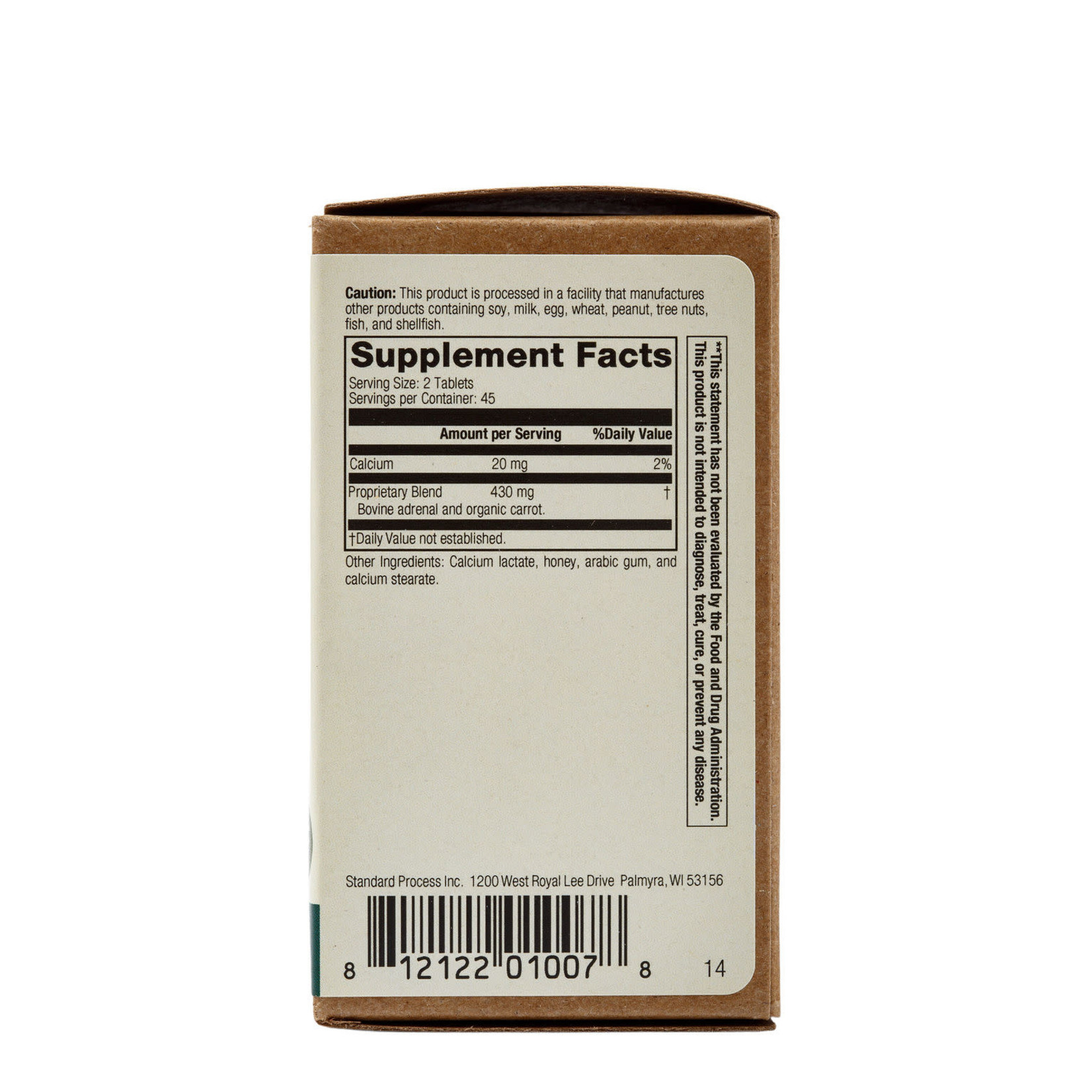 Adrenal Desiccated 90t Standard Process