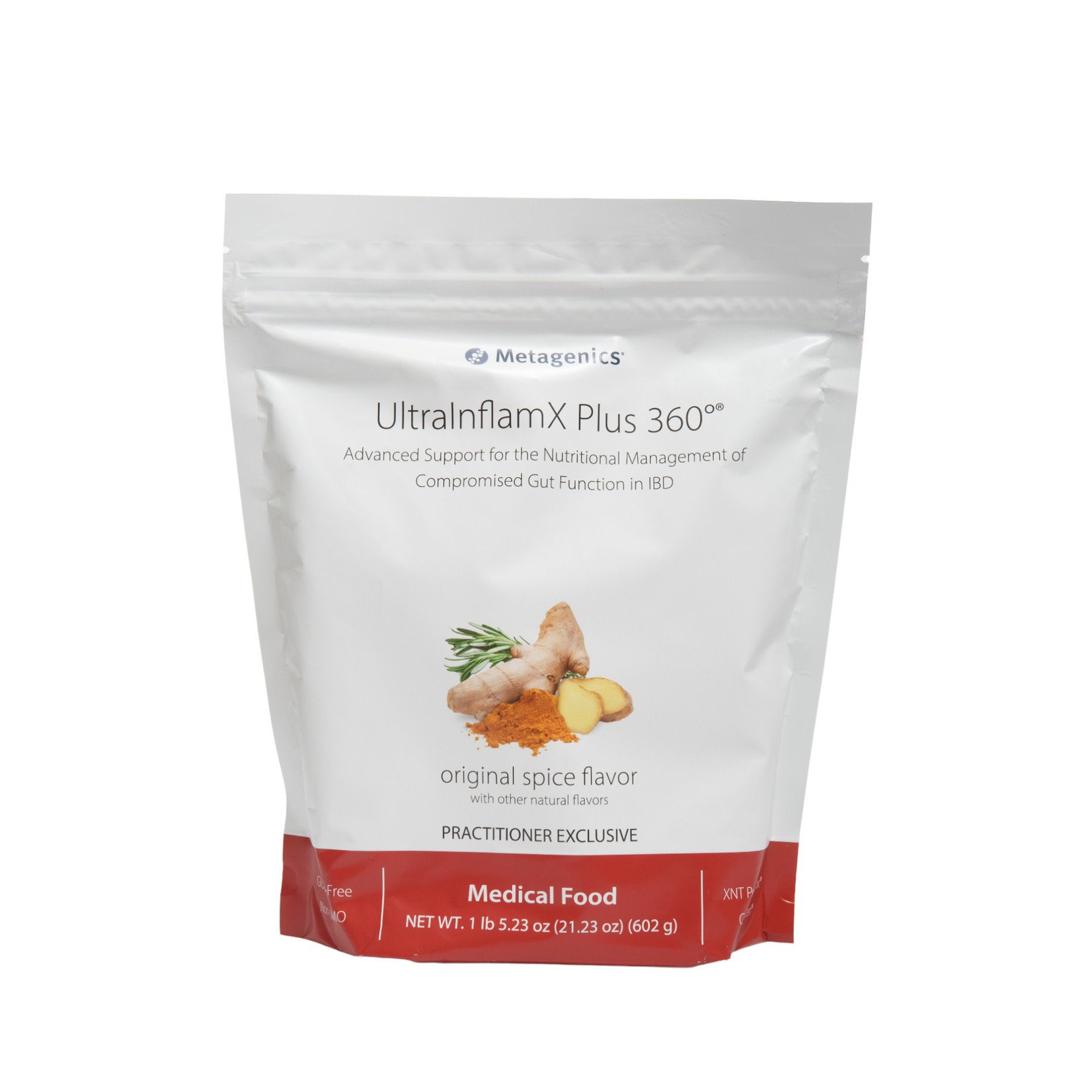 Metagenics UltraInflamX Plus 360 Original Spice 602g Metagenics