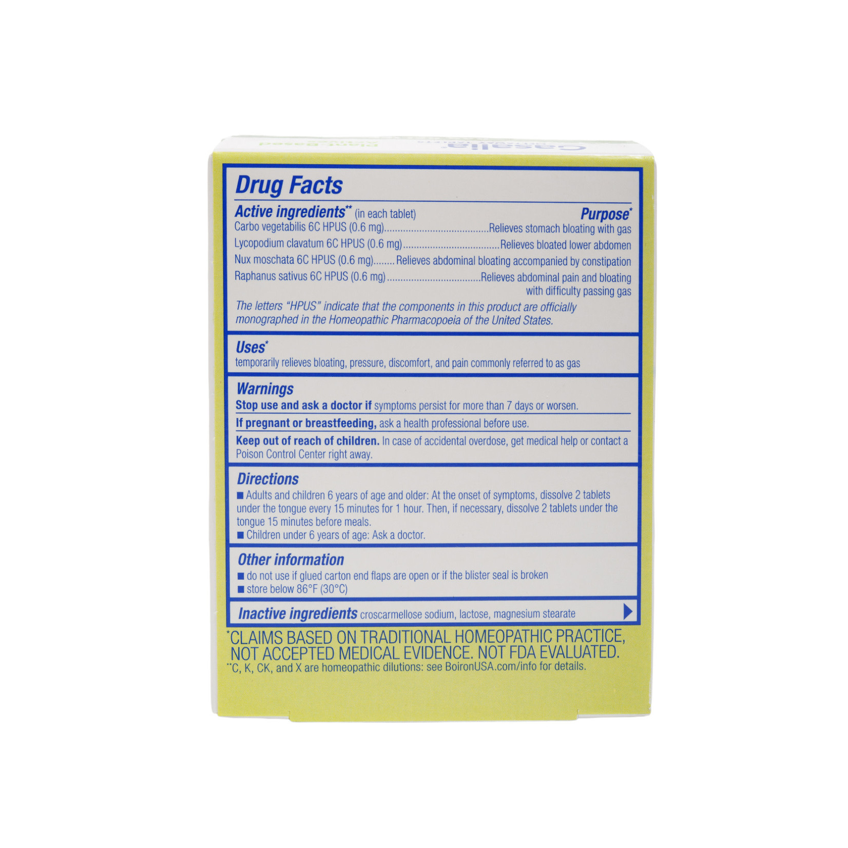 Boiron GasCalm 60t Boiron