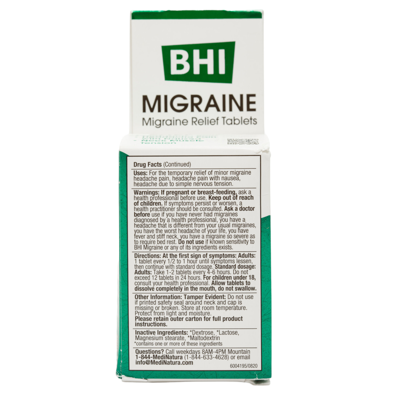 BHI Migraine 100t BHI