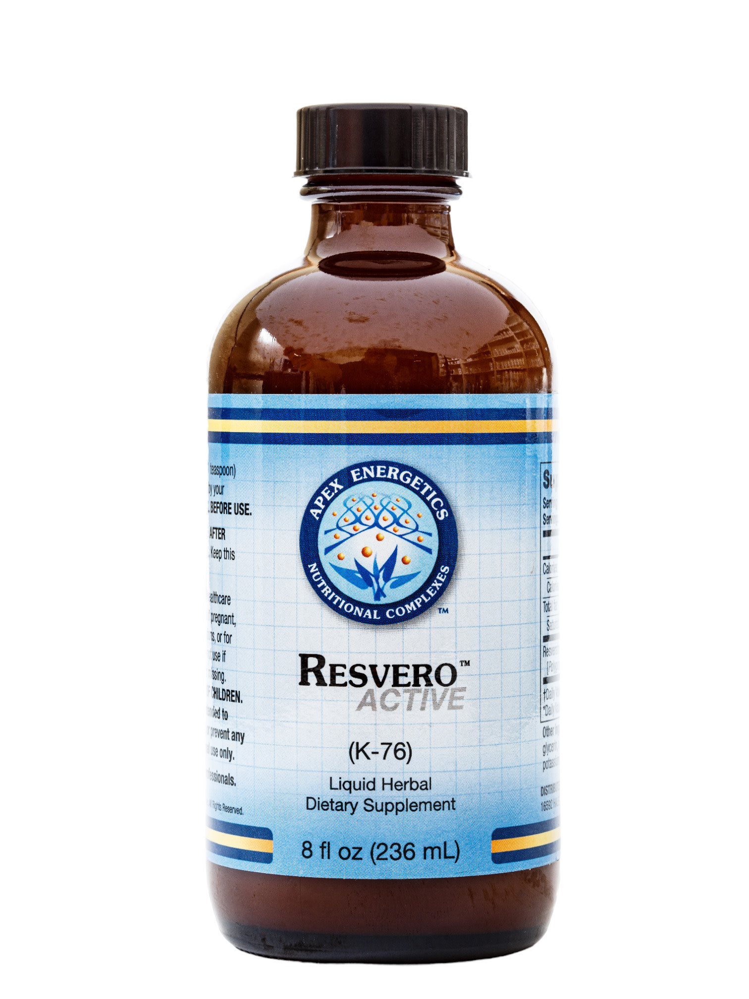 Resvero Active 8oz K76 Apex Energetics Arcana Empothecary
