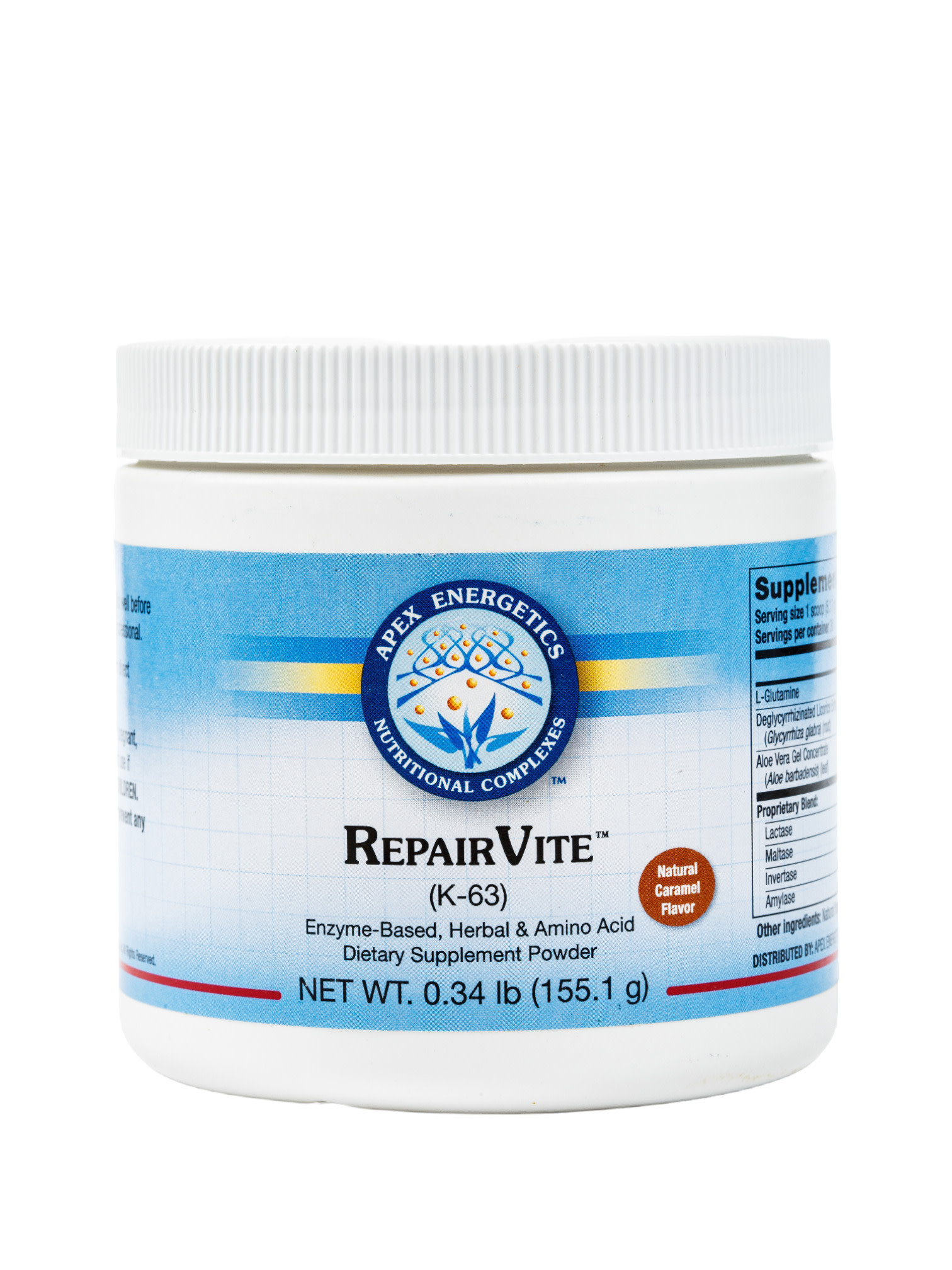 RepairVite Caramel K-63 155.1g Apex Energetics - Arcana Empothecary