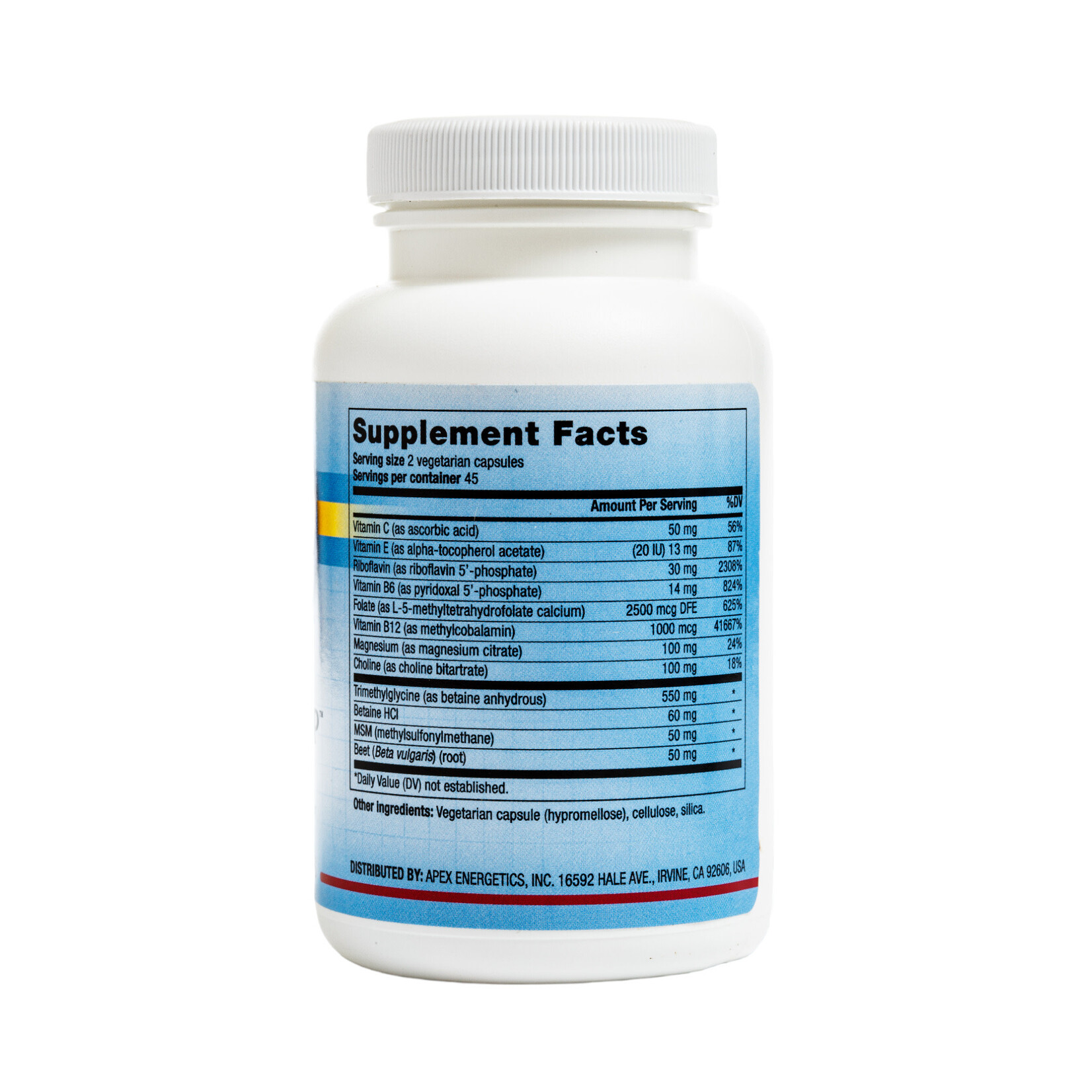 Apex Energetics Super-Methyl SP 90c K112 Apex Energetics