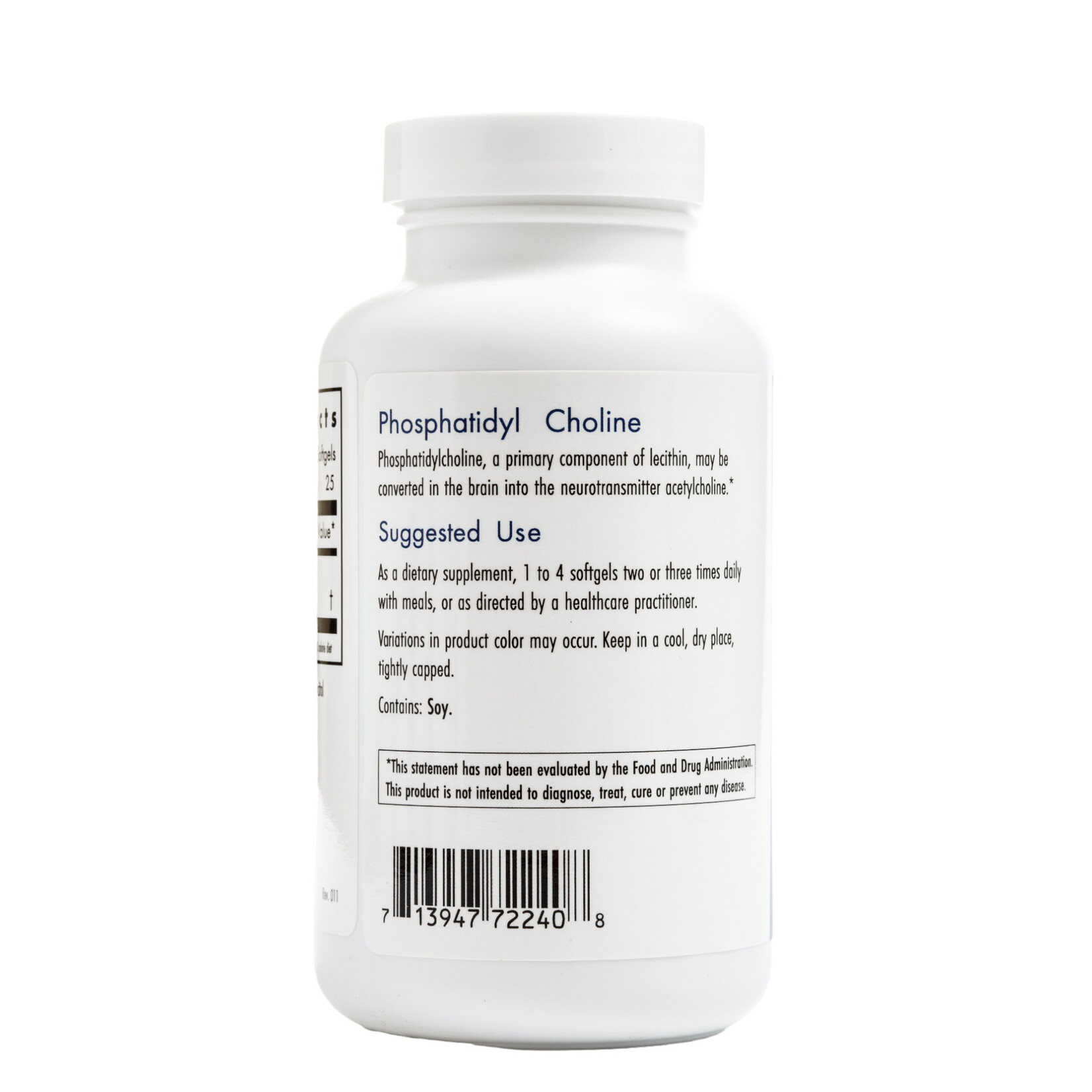 Allergy Research Group Phosphatidyl Choline 1.54g 100c Allergy Research Group