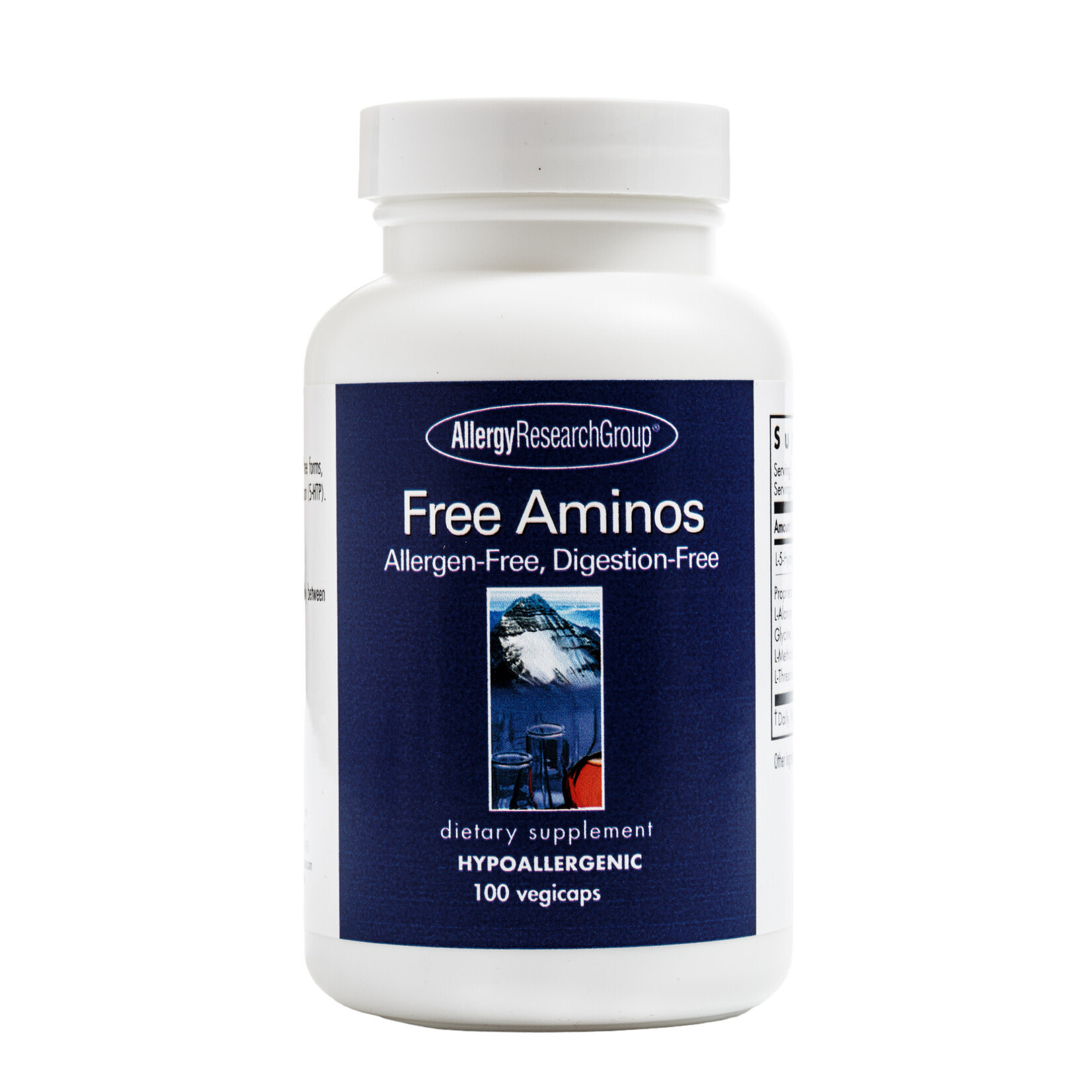 Allergy Research Group Free Aminos 100c Allergy Research Group