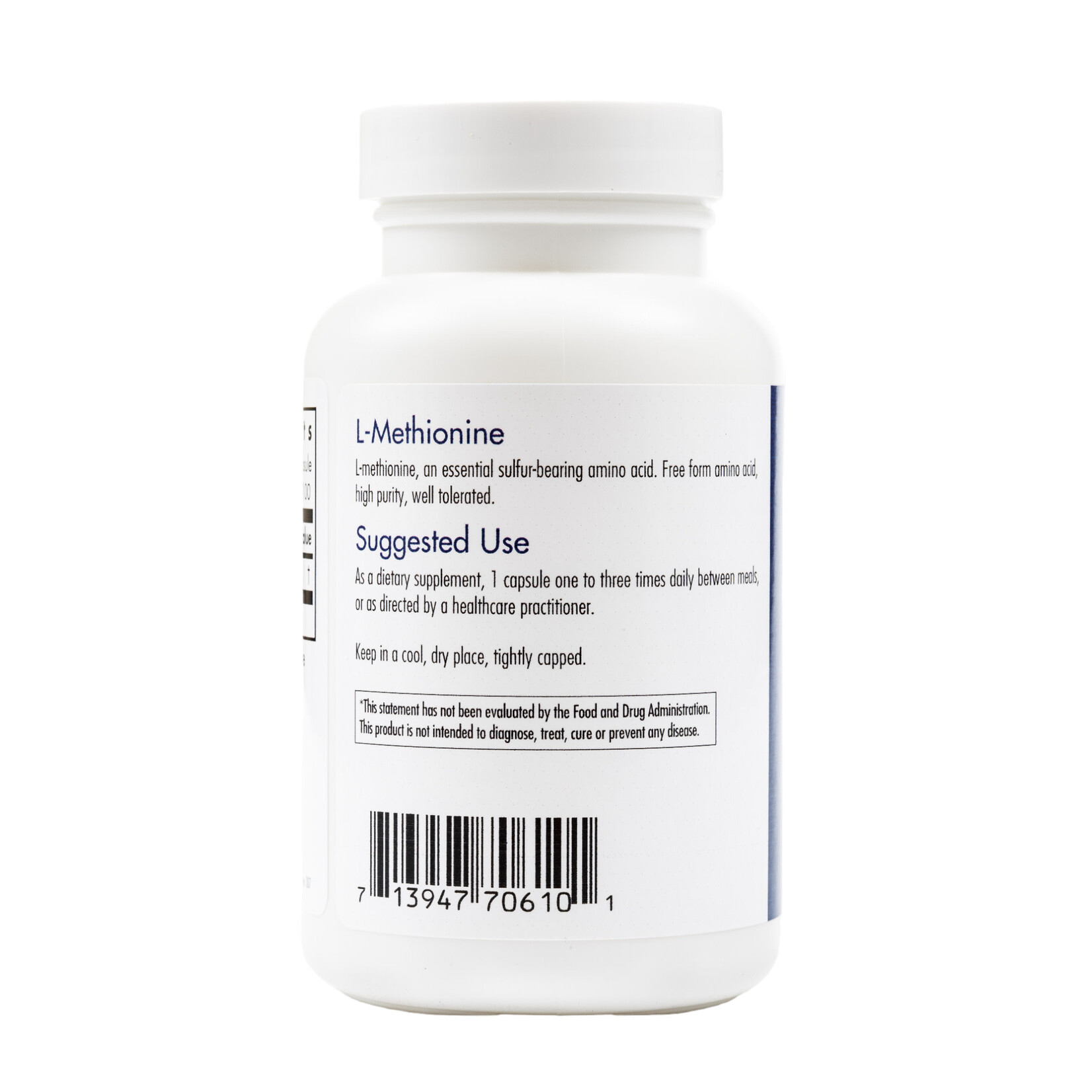 Allergy Research Group L-Methionine 500mg 100c Allergy Research Group