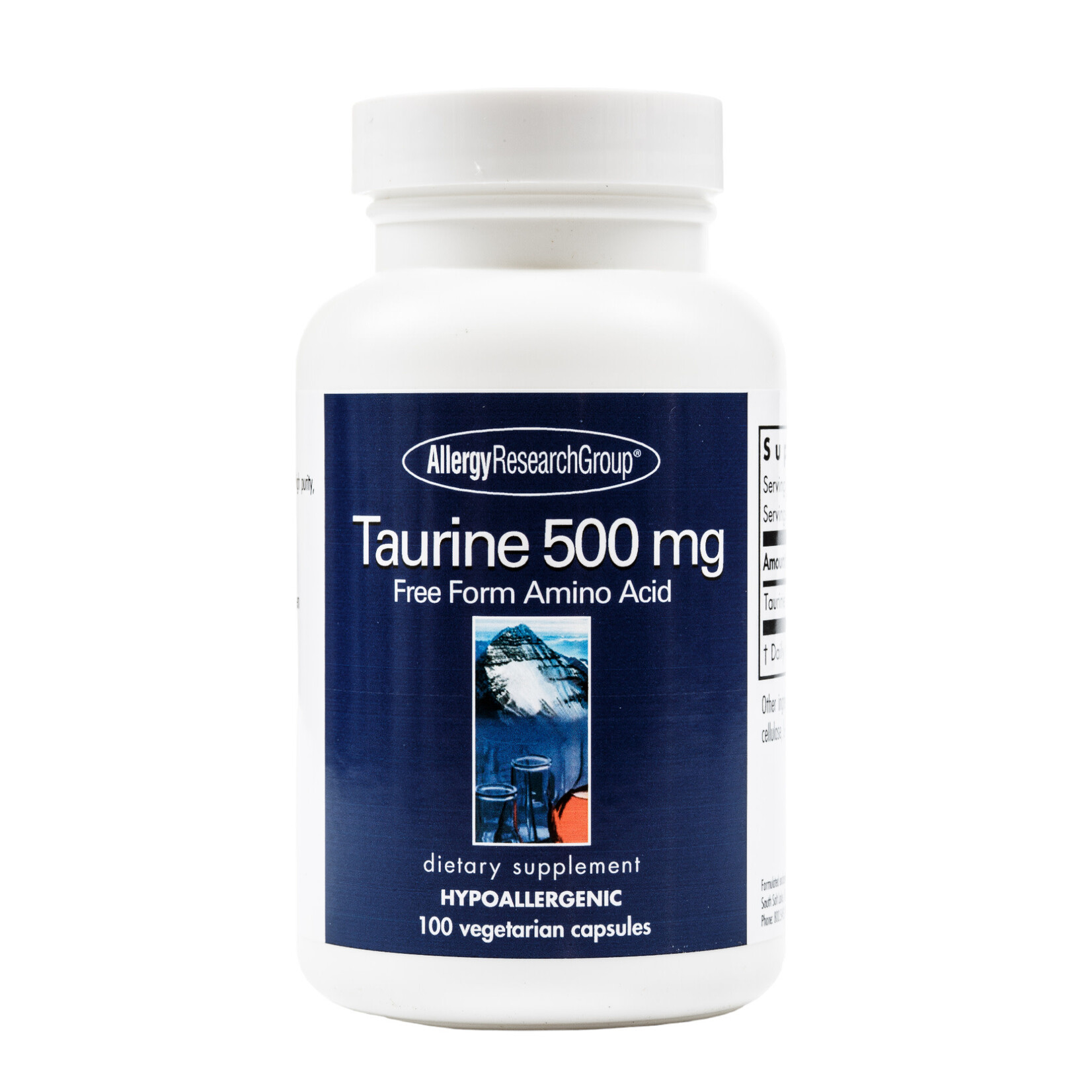 Allergy Research Group Taurine 500mg 100c Allergy Research Group