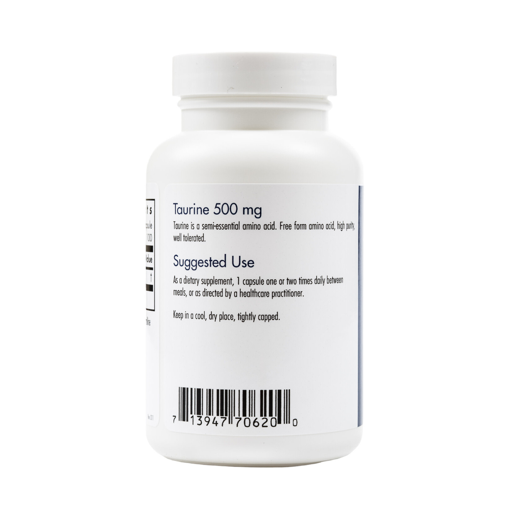 Allergy Research Group Taurine 500mg 100c Allergy Research Group