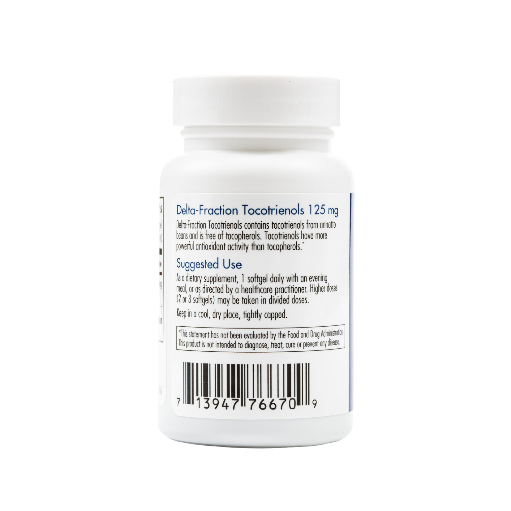 Allergy Research Group Delta-Fraction Tocotrienols 125mg 90sg Allergy Research Group