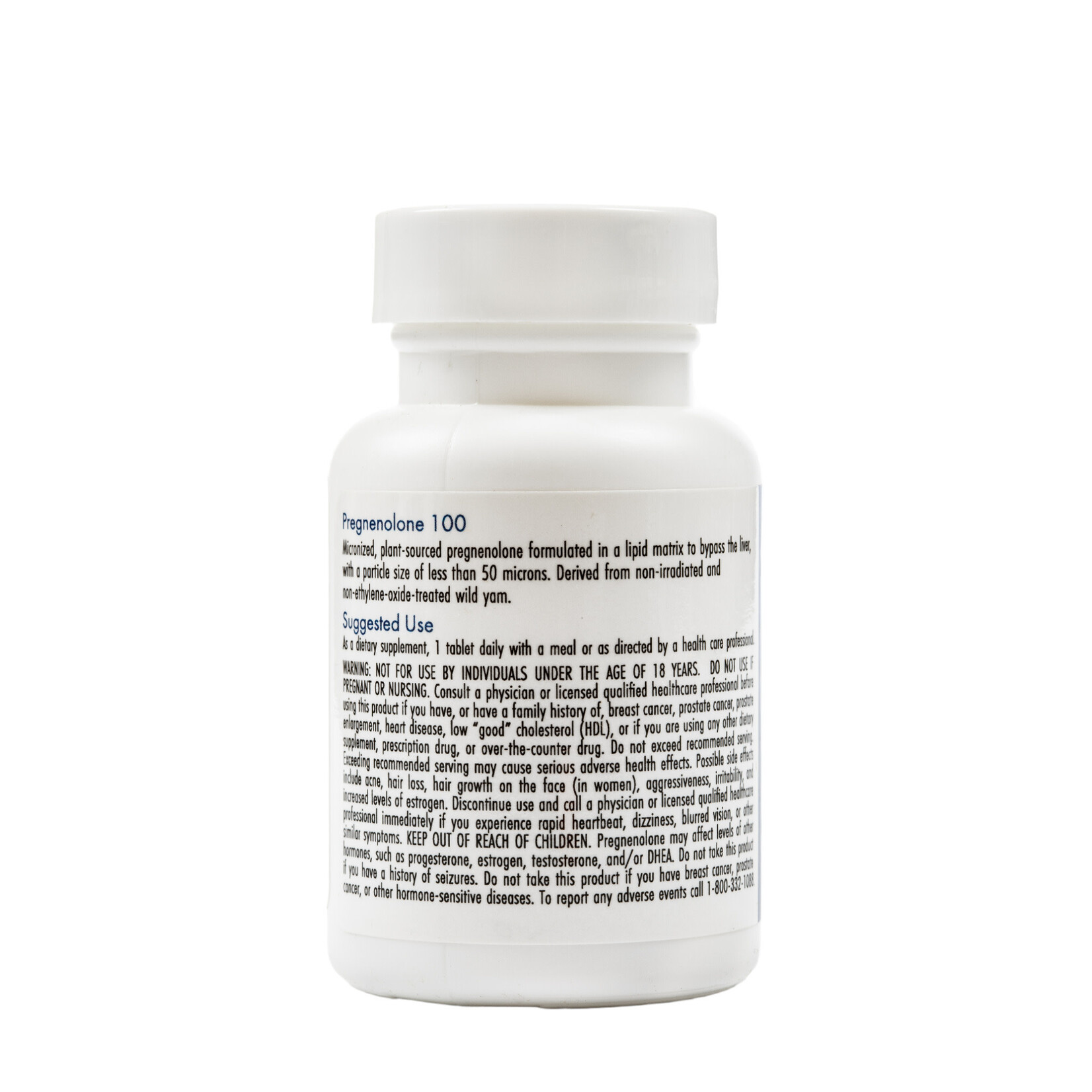 Allergy Research Group Pregnenolone 100mg 60c Allergy Research Group