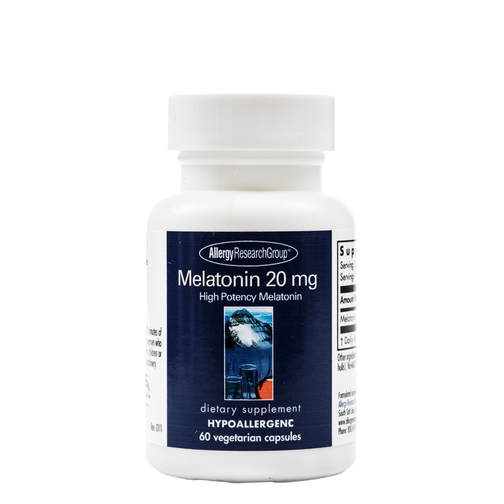 Allergy Research Group Melatonin 20mg 60c Allergy Research Group