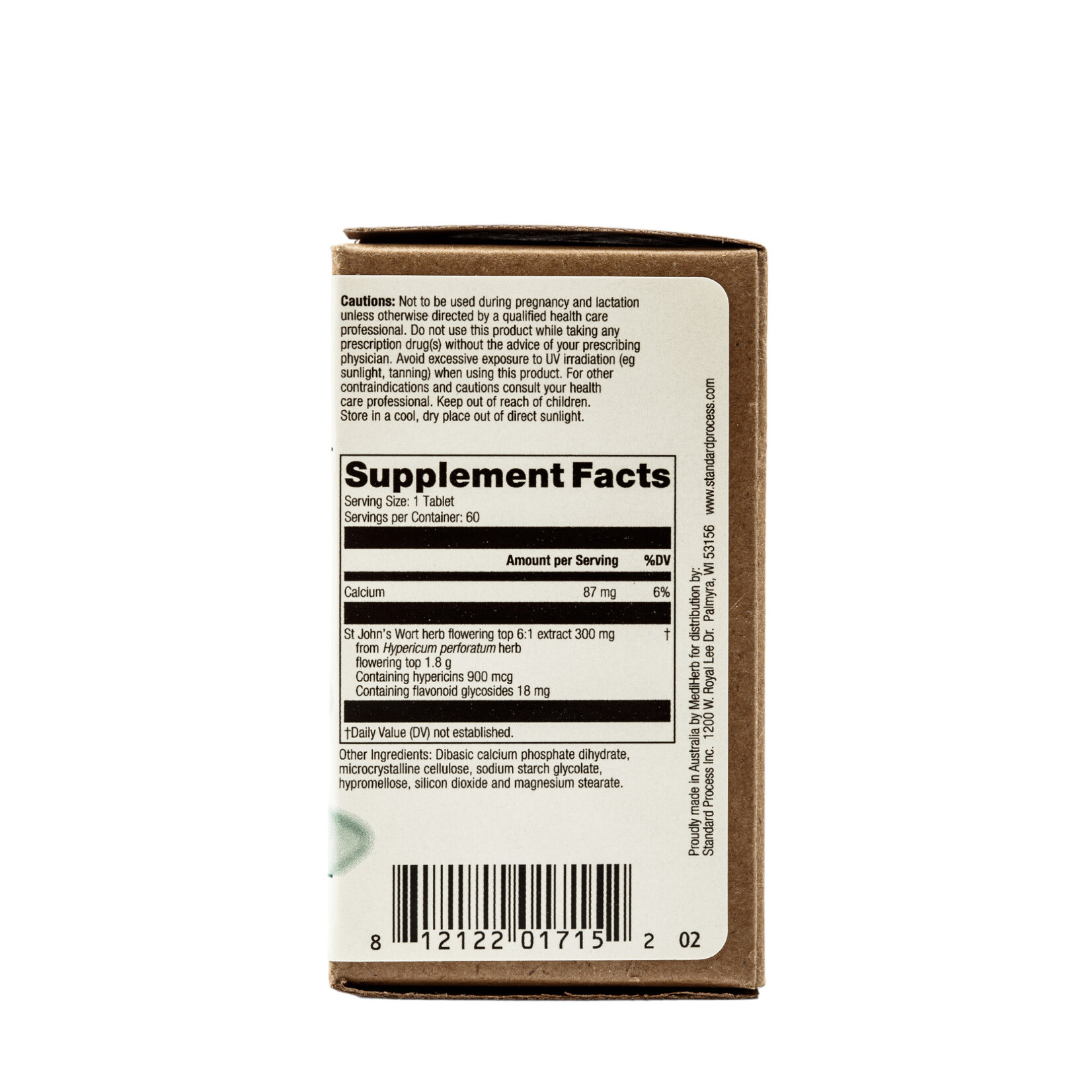 St. John's Wort 1.8g 60t MediHerb