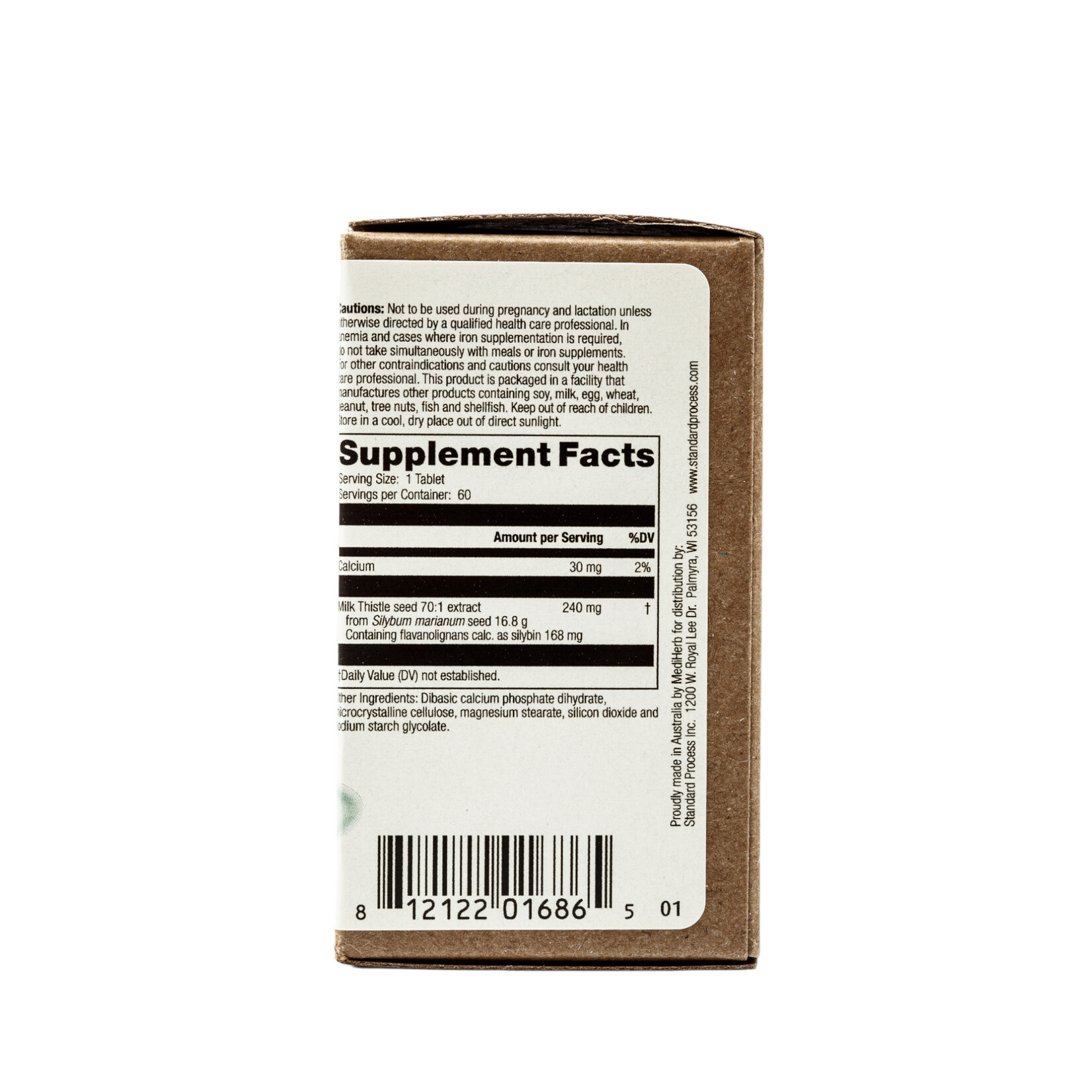 Milk Thistle Forte 240mg 60t MediHerb