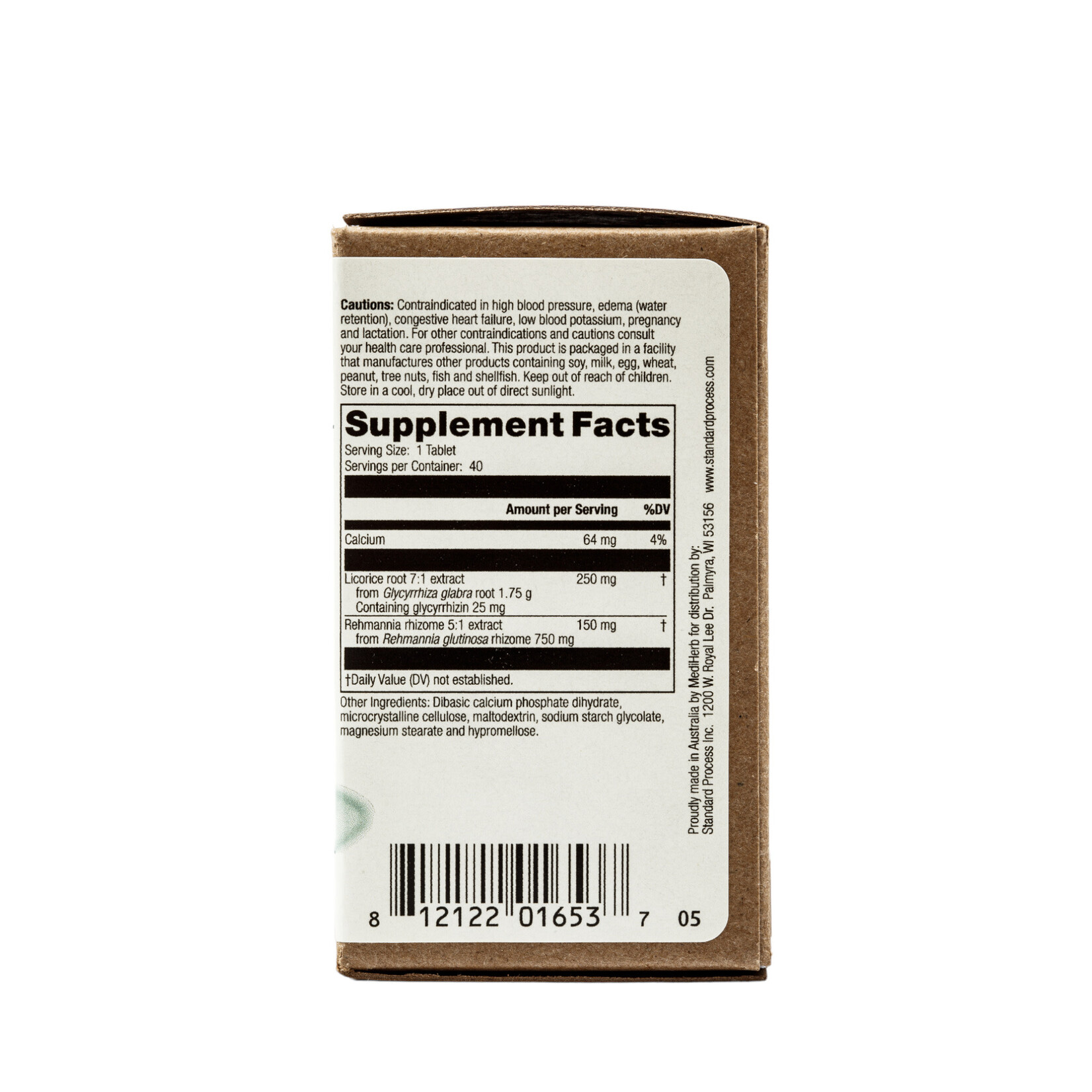 Adrenal Complex 40t MediHerb