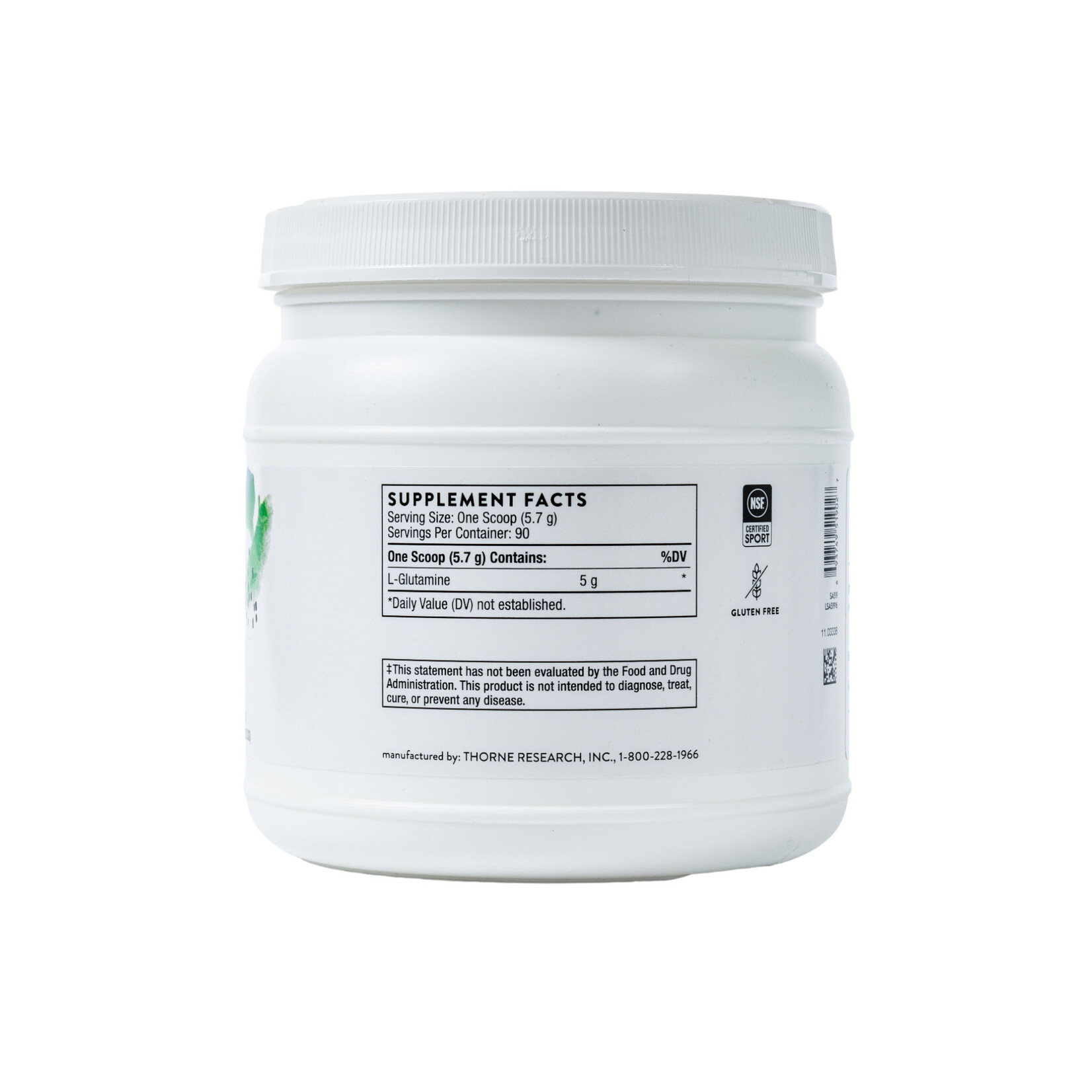 Thorne Research L-Glutamine Powder 5g 18oz Thorne