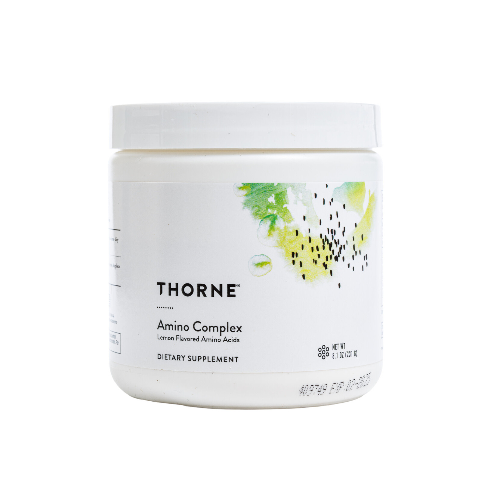Thorne Research Amino Complex Lemon 8.1oz Thorne