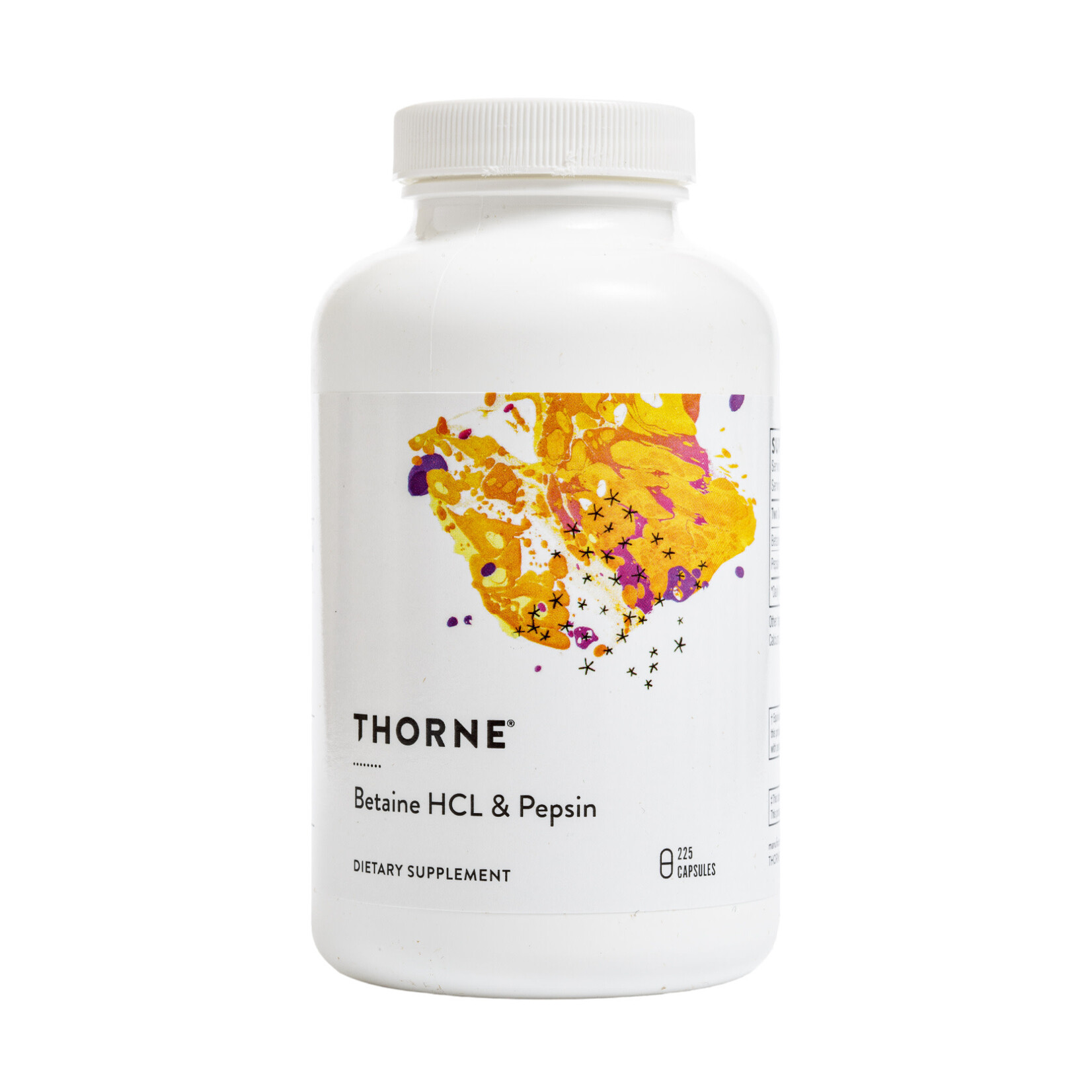 Thorne Research Betaine HCL & Pepsin 225c Thorne